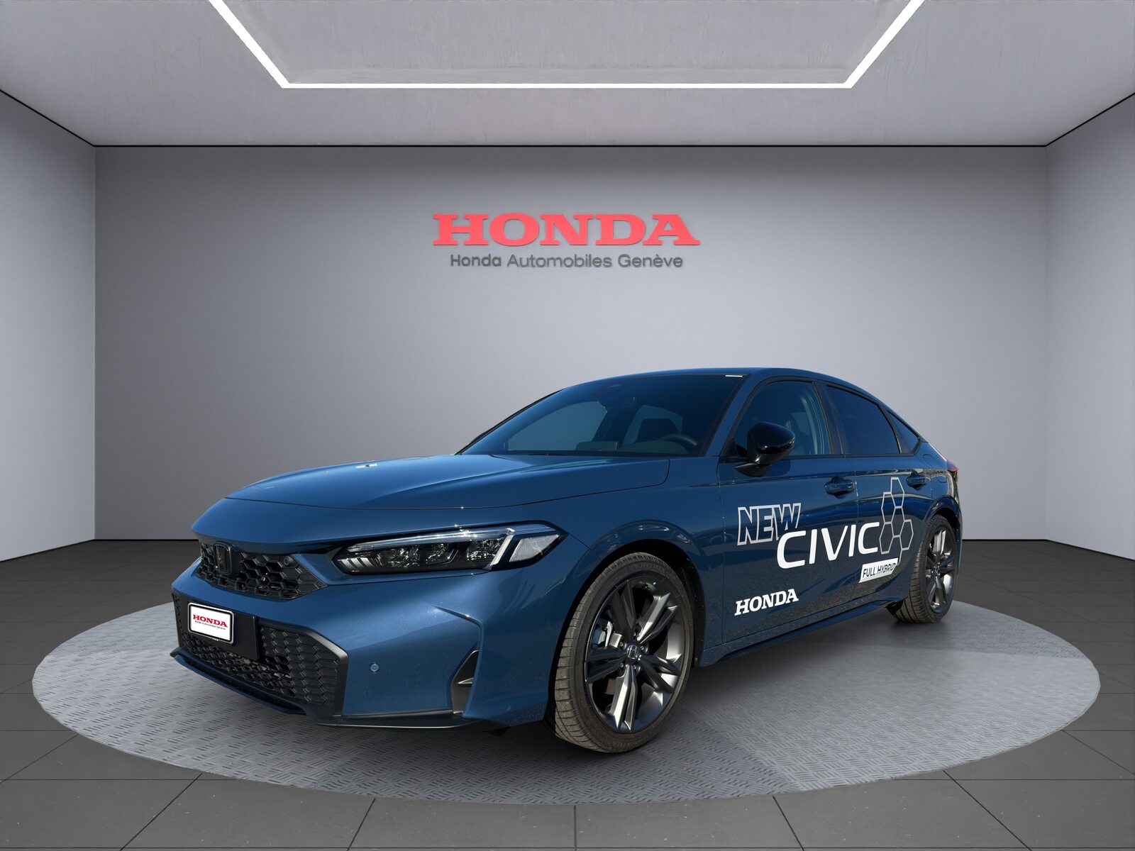 HONDA Civic 2.0 i-MMD Sport, Hybride Intégral Essence/Électricité, Voiture de démonstration, Automatique - 4