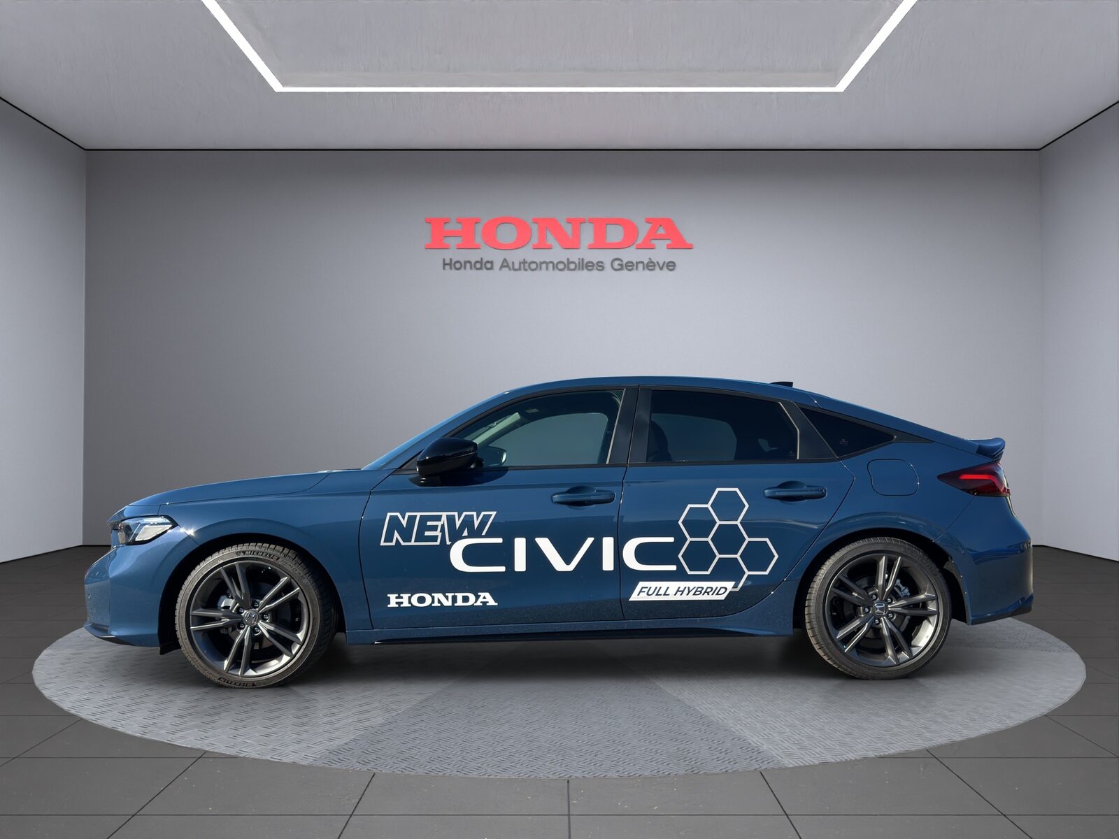 HONDA Civic 2.0 i-MMD Sport, Hybride Intégral Essence/Électricité, Voiture de démonstration, Automatique - 5