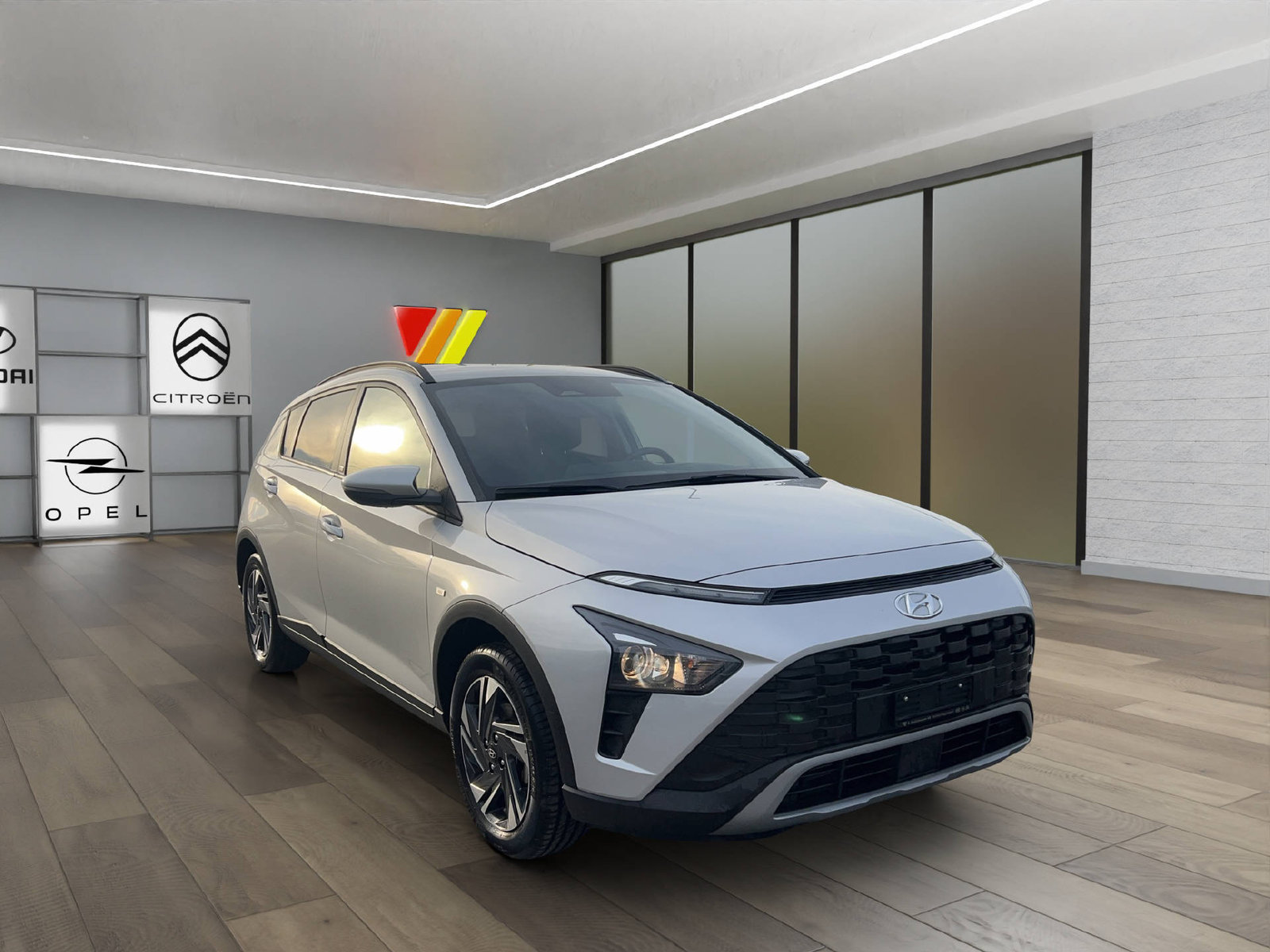 HYUNDAI Bayon 1.0 T-GDi 120 Amplia 48V, Mild-Hybrid Benzin/Elektro, Occasion / Gebraucht, Automatik - 4