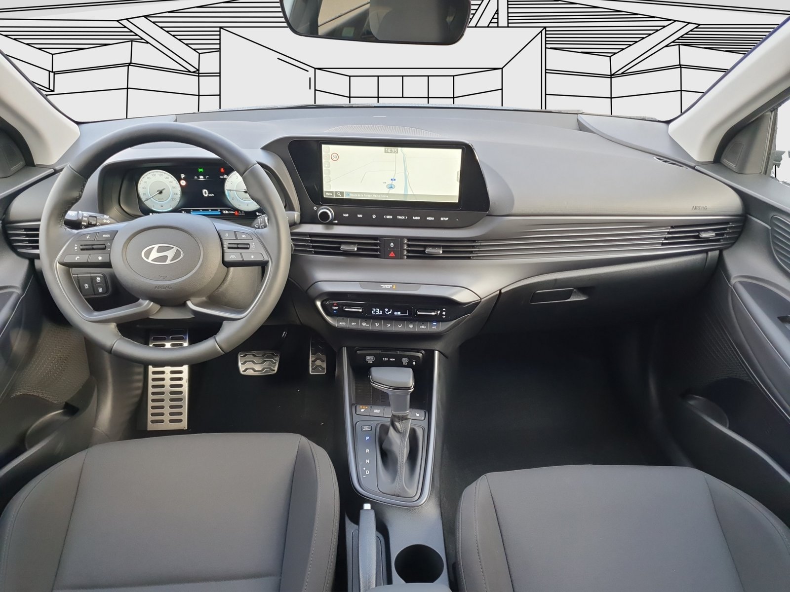 HYUNDAI Bayon 1.0 T-GDi Amplia Safety Auto. Crochet, Benzina, Occasioni / Usate, Automatico - 7