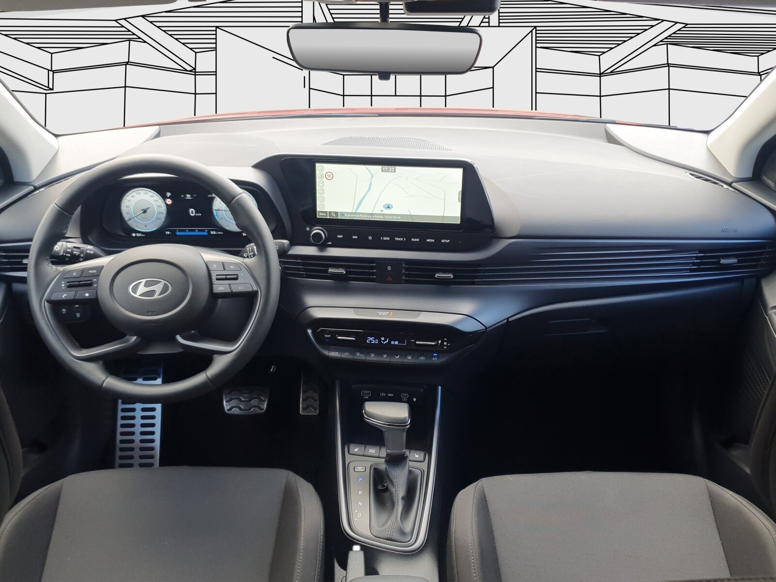 HYUNDAI Bayon 1.0 T-GDi Amplia Auto., Essence, Occasion / Utilisé, Automatique - 7