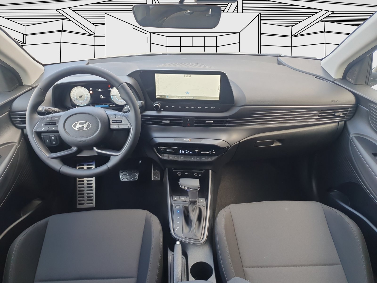 HYUNDAI Bayon 1.0 T-GDi Amplia Auto., Benzin, Vorführwagen, Automatik - 7
