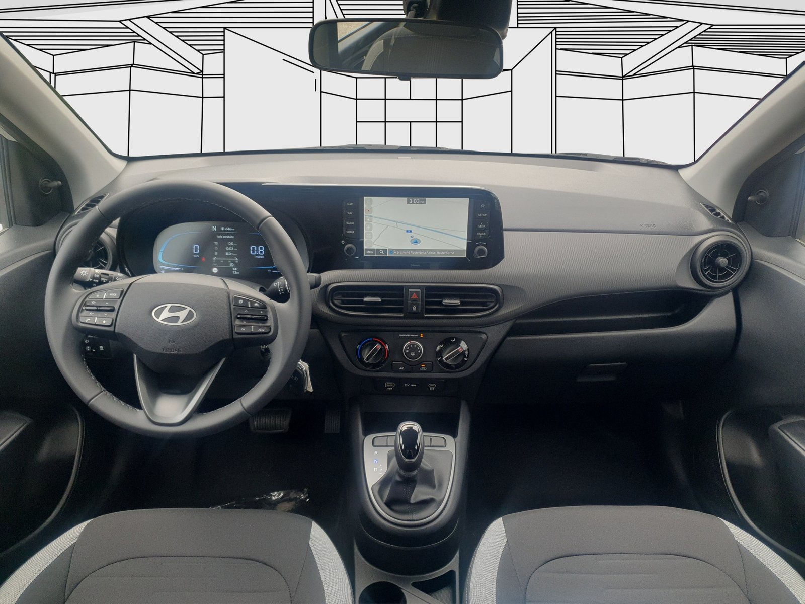 HYUNDAI i10 1.0 Origo Facelift 2025 Auto., Benzina, Auto nuove, Automatico - 6