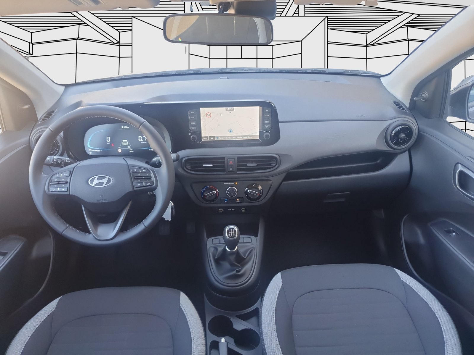 HYUNDAI i10 1.0 Origo Facelift 2025, Essence, Voiture nouvelle, Manuelle - 6