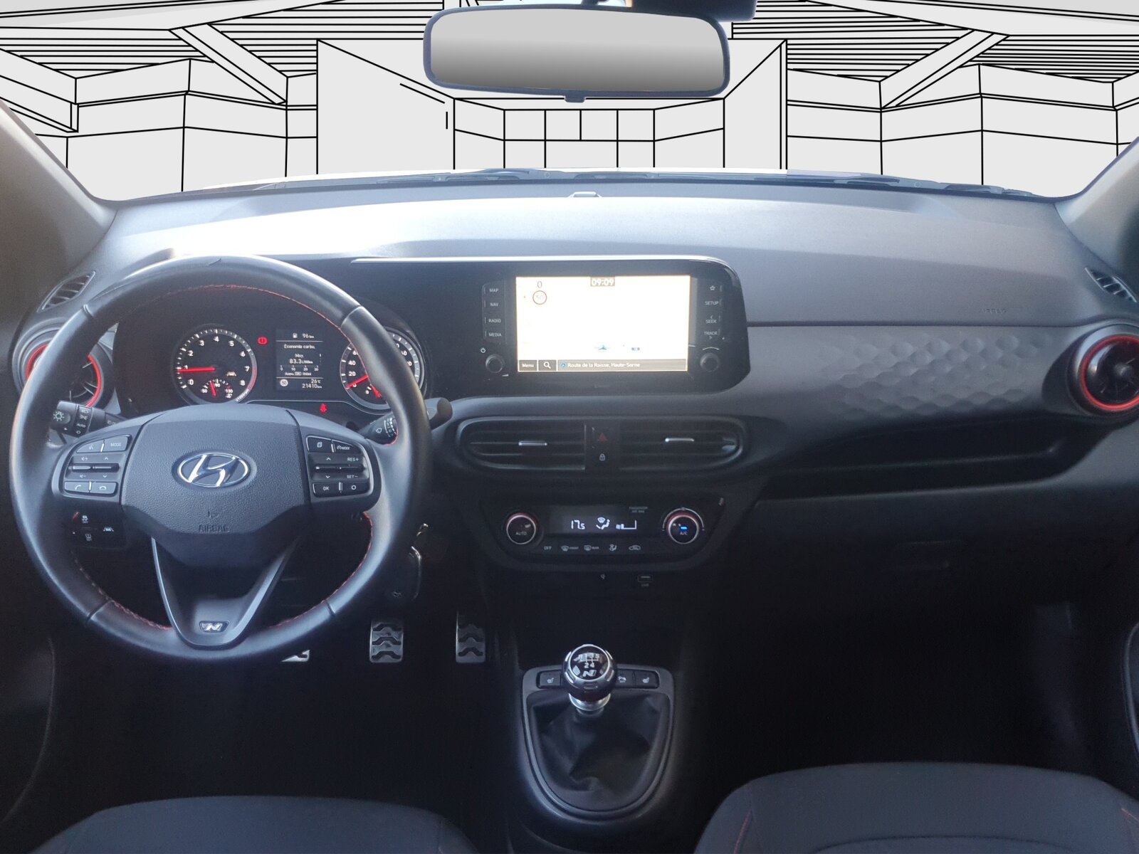 HYUNDAI i10 1.0 T-GDi N-Line Lux Exclusive, Essence, Occasion / Utilisé, Manuelle - 7