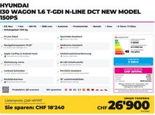 HYUNDAI i30 Wagon 1.6 T-GDi N-Line DCT NEW MODEL 150PS, Benzina, Auto nuove, Automatico - 2