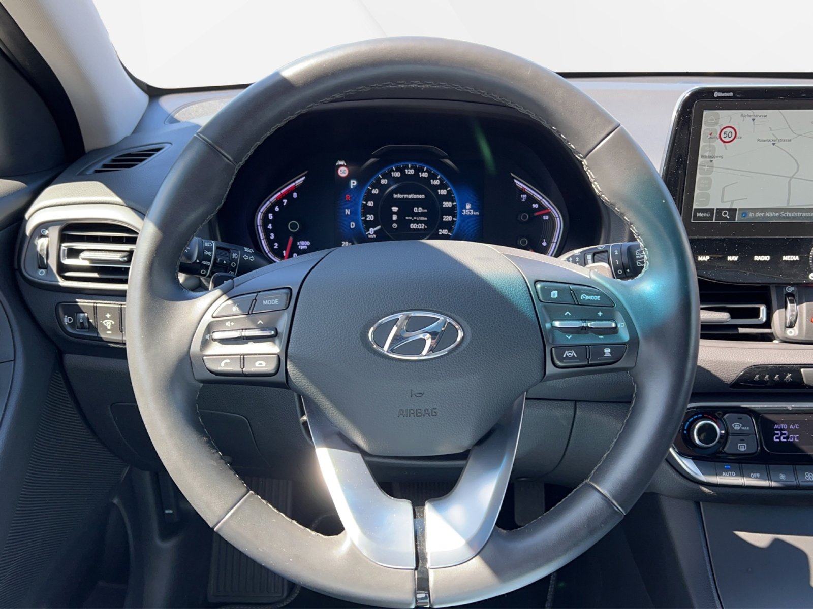 HYUNDAI i30 Wagon 1.5 T-GDi Vertex DCT, Hybride Léger Essence/Électricité, Occasion / Utilisé, Automatique - 6