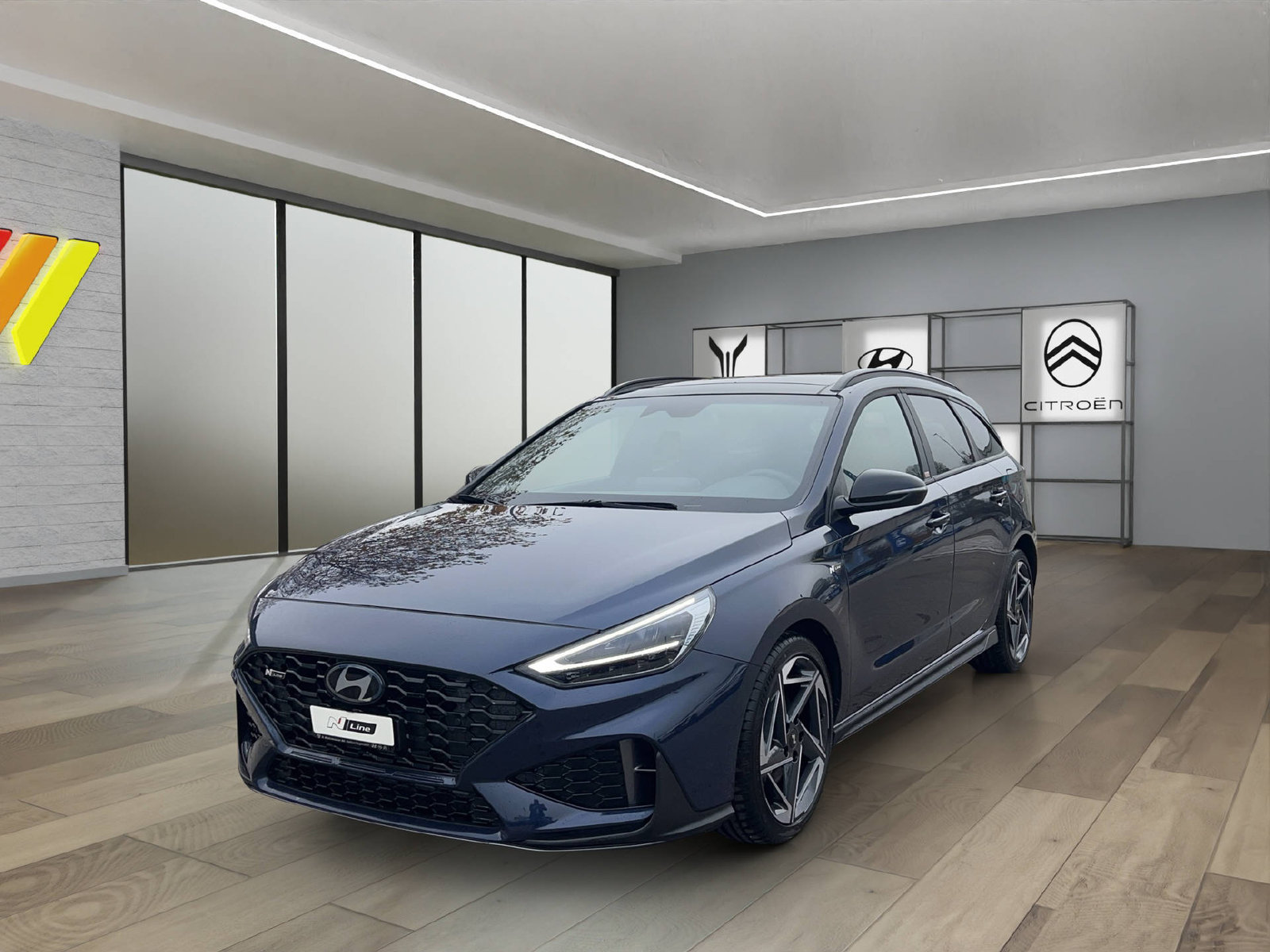 HYUNDAI i30 Wagon 1.5 T-GDi N-Line Lux, Hybride Leggero Benzina/Elettrica, Auto dimostrativa, Automatico - 2