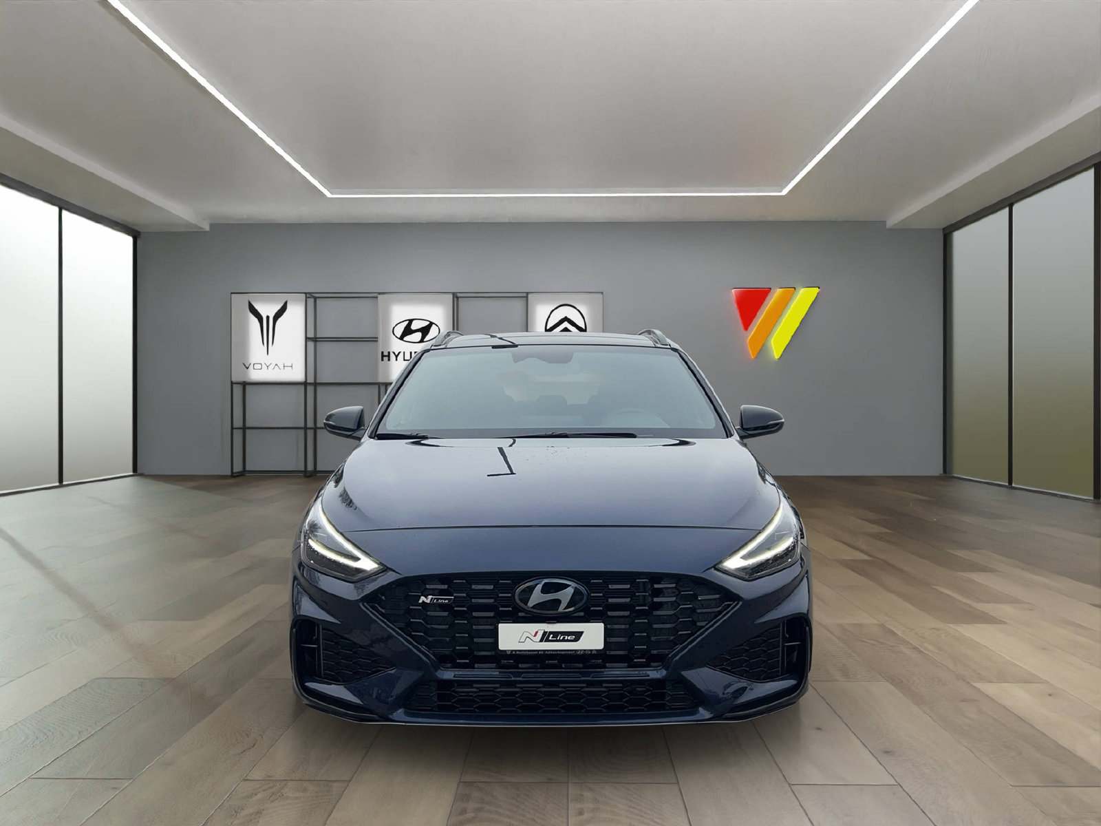 HYUNDAI i30 Wagon 1.5 T-GDi N-Line Lux, Hybride Leggero Benzina/Elettrica, Auto dimostrativa, Automatico - 3