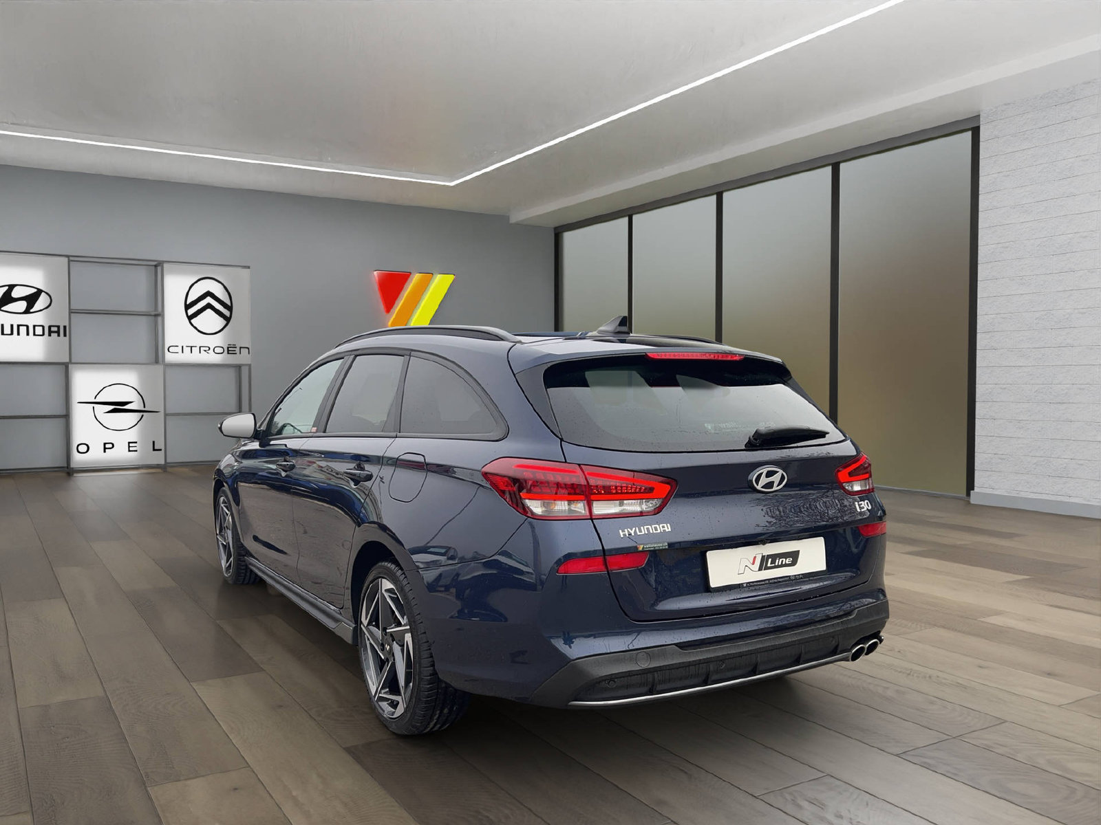HYUNDAI i30 Wagon 1.5 T-GDi N-Line Lux, Hybride Leggero Benzina/Elettrica, Auto dimostrativa, Automatico - 5