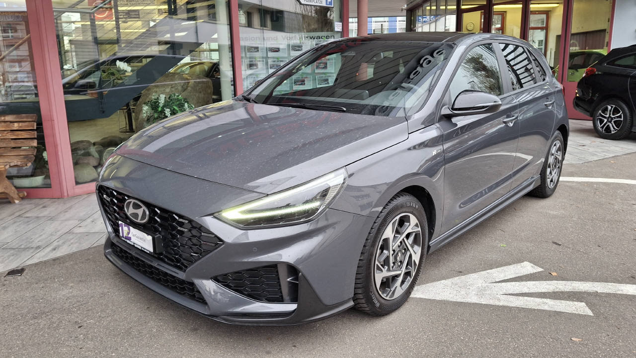 HYUNDAI i30 1.5 T-GDi N-Line, Mild-Hybrid Benzin/Elektro, Occasion / Gebraucht, Automatik - 2
