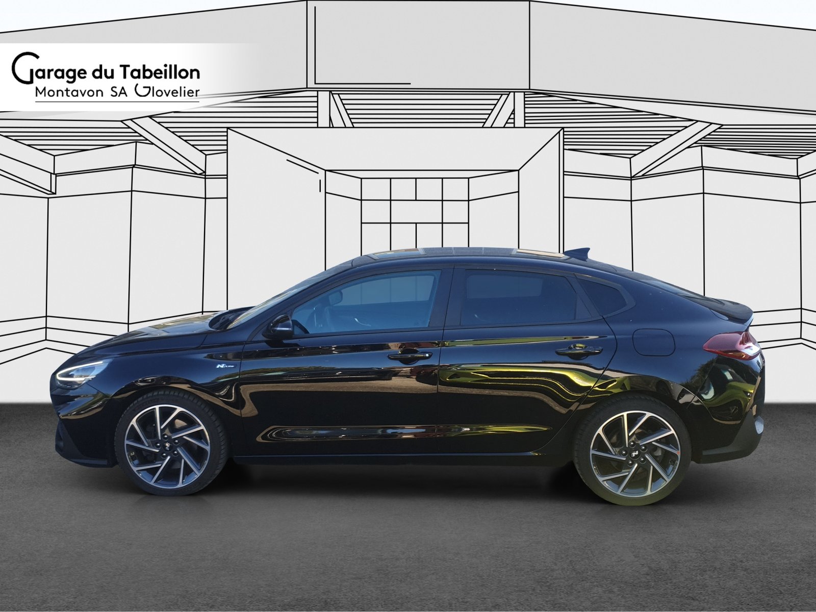 HYUNDAI i30 Fastback 1.5 T-GDi N-Line Exclusive Auto., Mild-Hybrid Benzin/Elektro, Occasion / Gebraucht, Automatik - 2