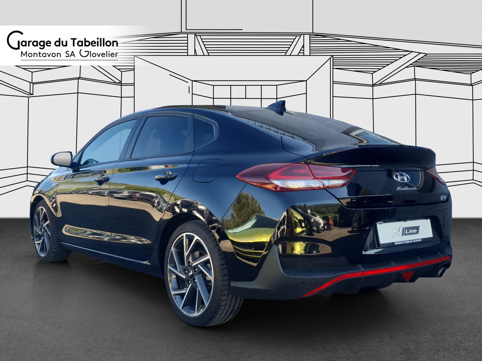 HYUNDAI i30 Fastback 1.5 T-GDi N-Line Exclusive Auto., Mild-Hybrid Benzin/Elektro, Occasion / Gebraucht, Automatik - 3