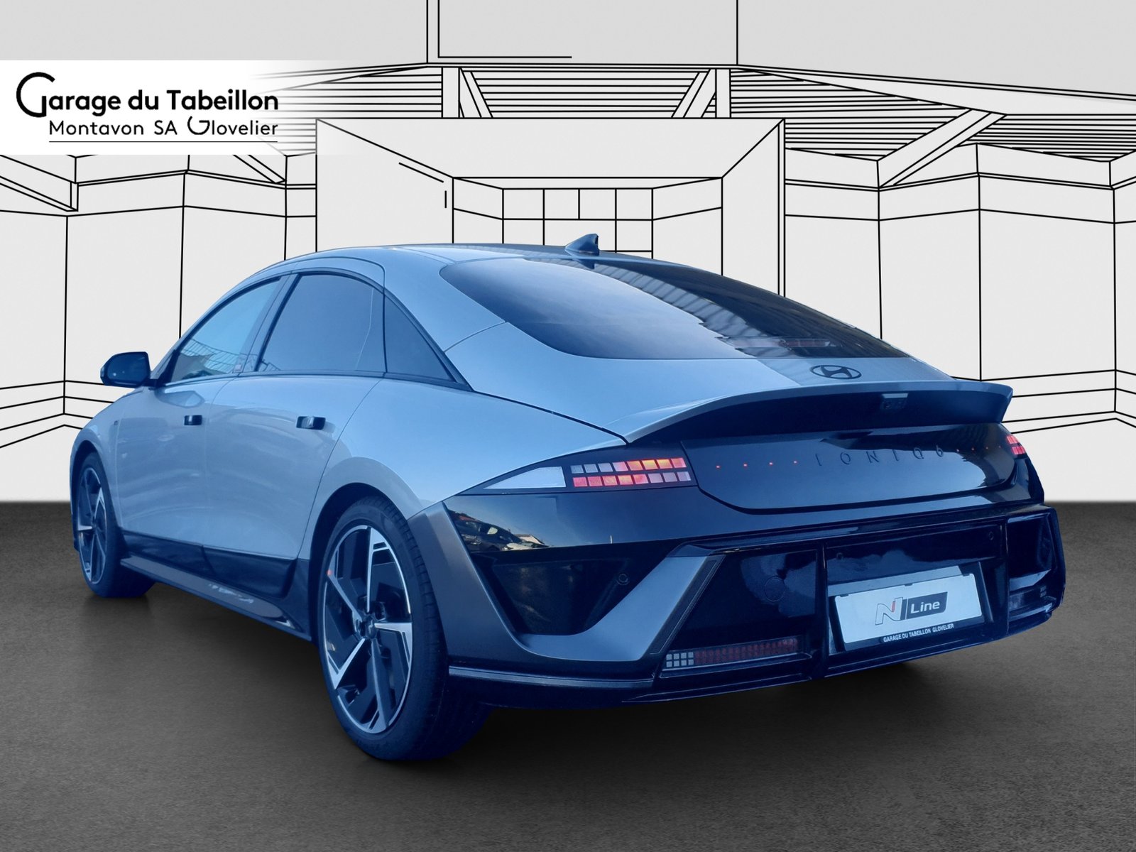 HYUNDAI Ioniq 6 N Line Sunroof 595 kms autonomie 4WD, Electric, New car, Automatic - 3
