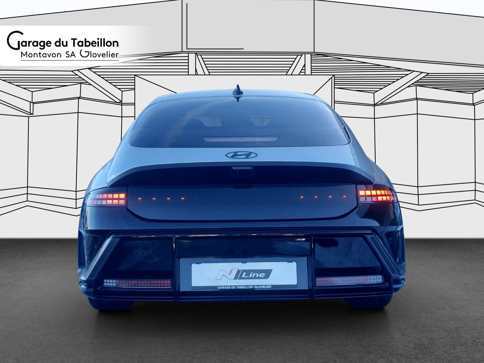 HYUNDAI Ioniq 6 N Line Sunroof 595 kms autonomie 4WD, Electric, New car, Automatic - 5