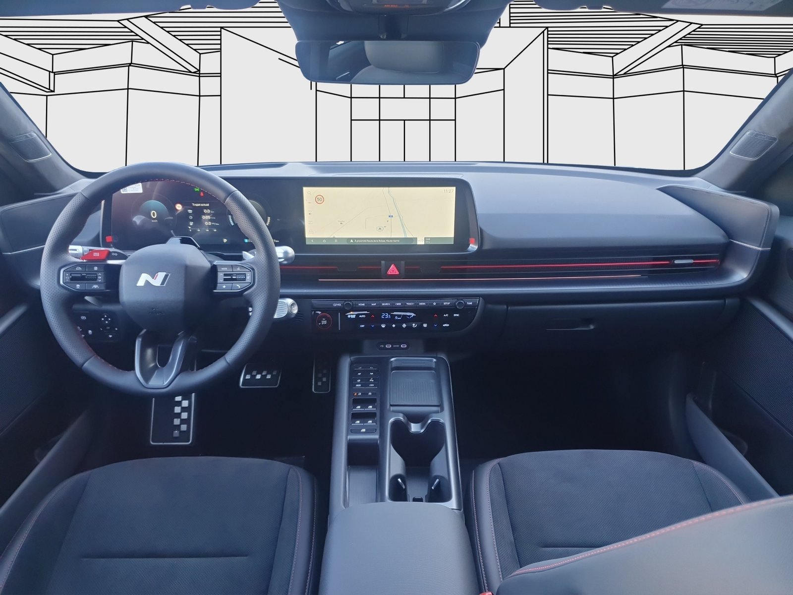 HYUNDAI Ioniq 6 N Line Sunroof 595 kms autonomie 4WD, Electric, New car, Automatic - 7