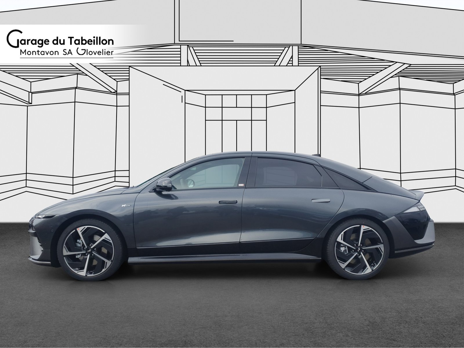HYUNDAI Ioniq 6 N Line Sunroof 595 kms autonomie 4WD, Électrique, Voiture de démonstration, Automatique - 2