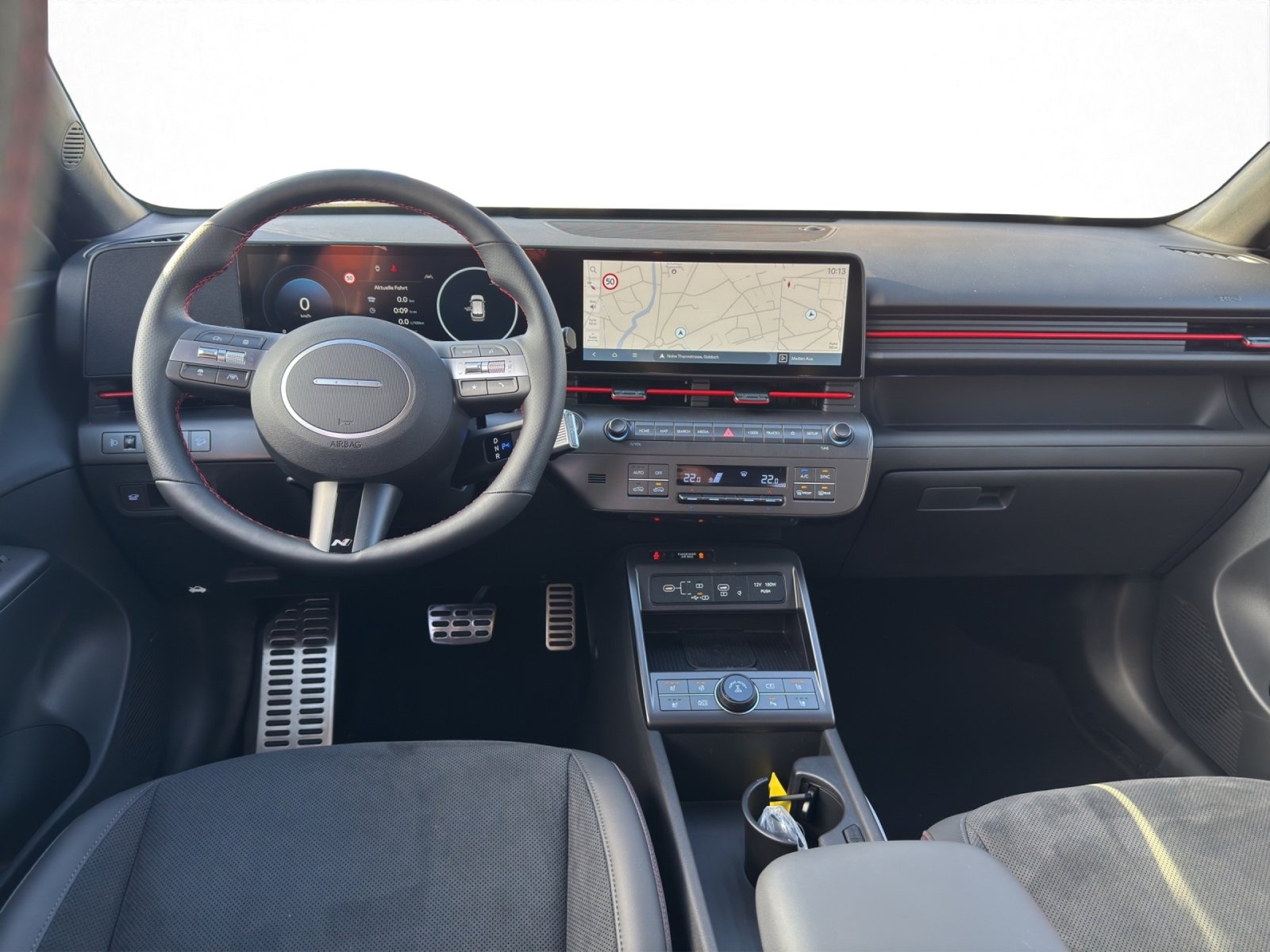 HYUNDAI Kona 1.6 T-GDi N-Line 4WD, Benzin, Neues Fahrzeug mit Tageszulassung, Automatik - 7