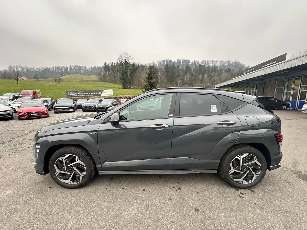 HYUNDAI Kona 1.6 GDi HEV N Line DCT, Voll-Hybrid Benzin/Elektro, Neuwagen, Automatik - 4