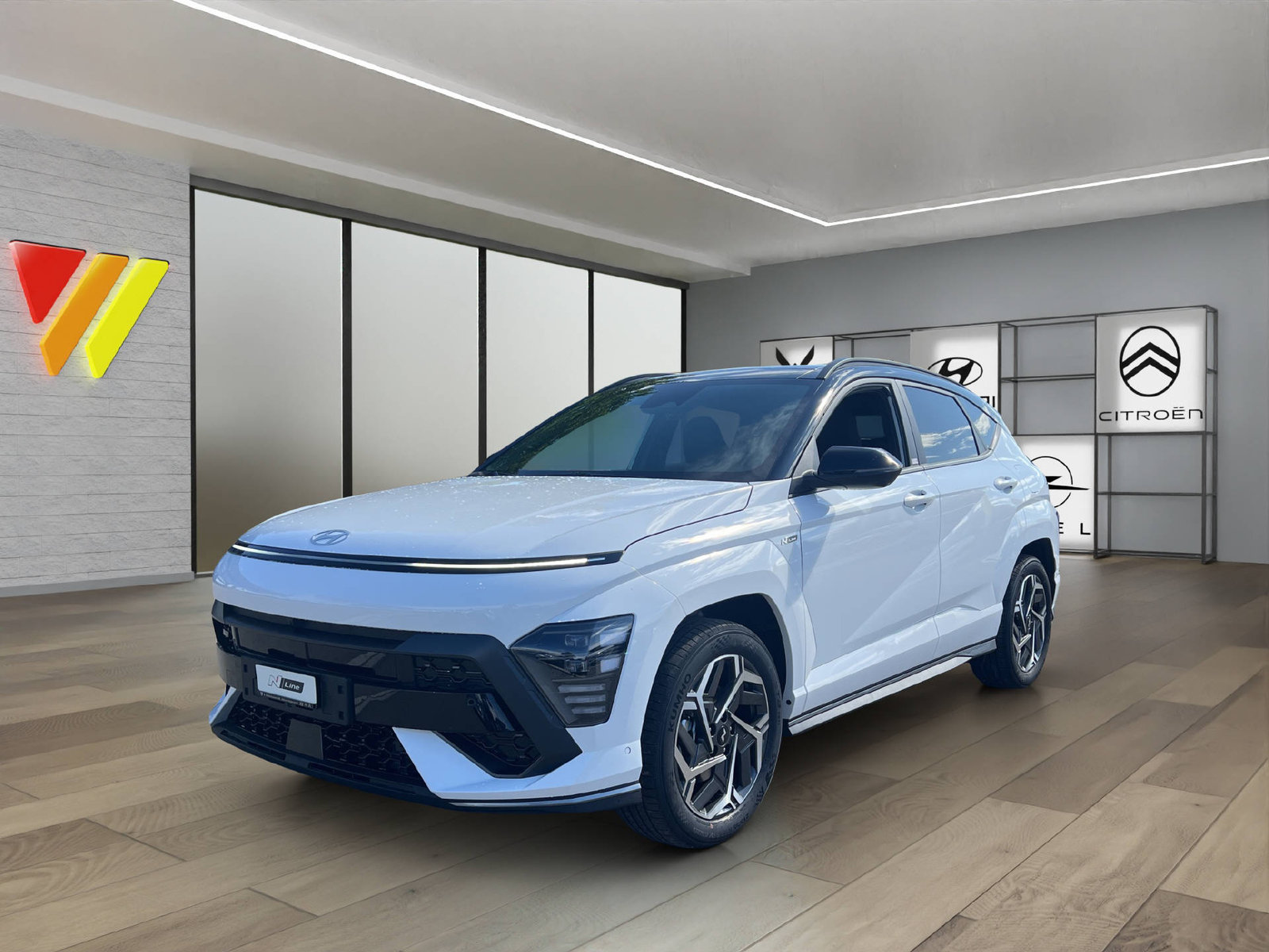 HYUNDAI Kona 1.6 GDi Hybrid N-Line, Voll-Hybrid Benzin/Elektro, Neuwagen, Automatik - 2
