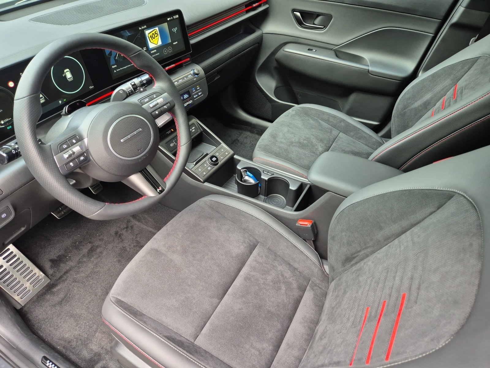HYUNDAI Kona 1.6 GDi Hybrid N-Line, Hybride Integrale Benzina/Elettrica, Auto nuove, Automatico - 5