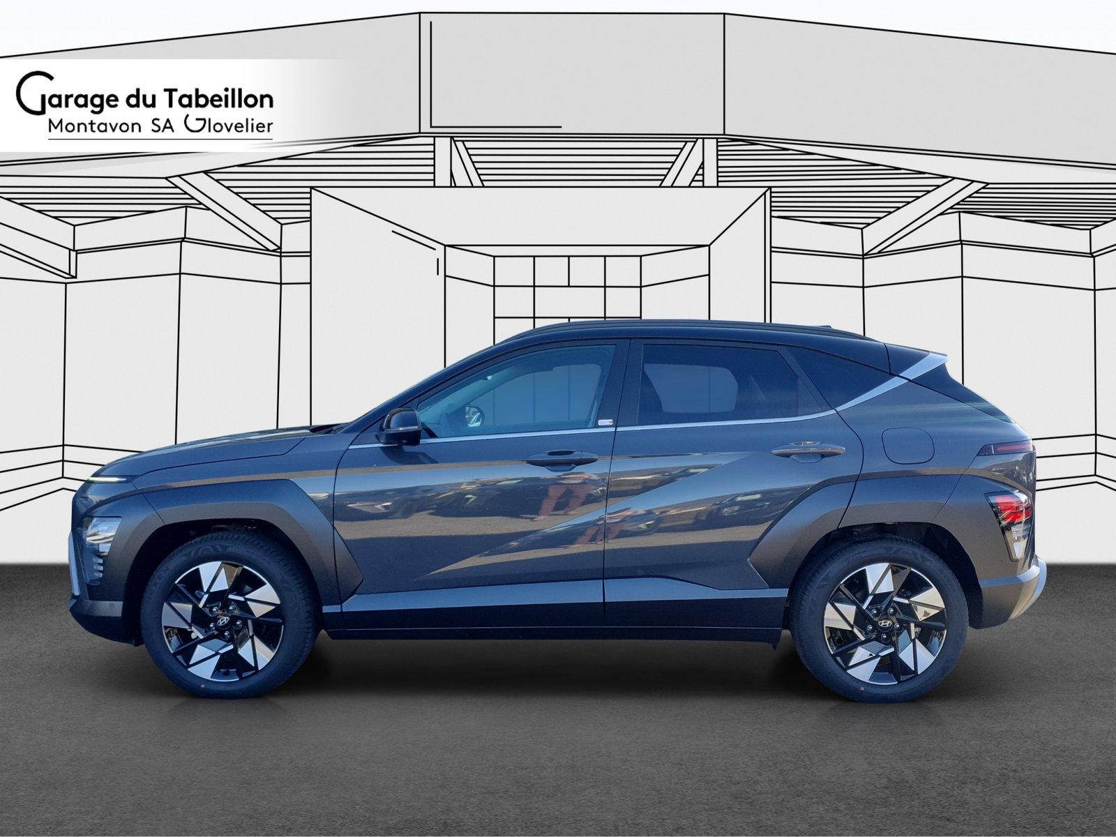 HYUNDAI Kona 1.6 GDi Hybrid NEW Vertex Auto., Hybride Intégral Essence/Électricité, Voiture nouvelle, Automatique - 2