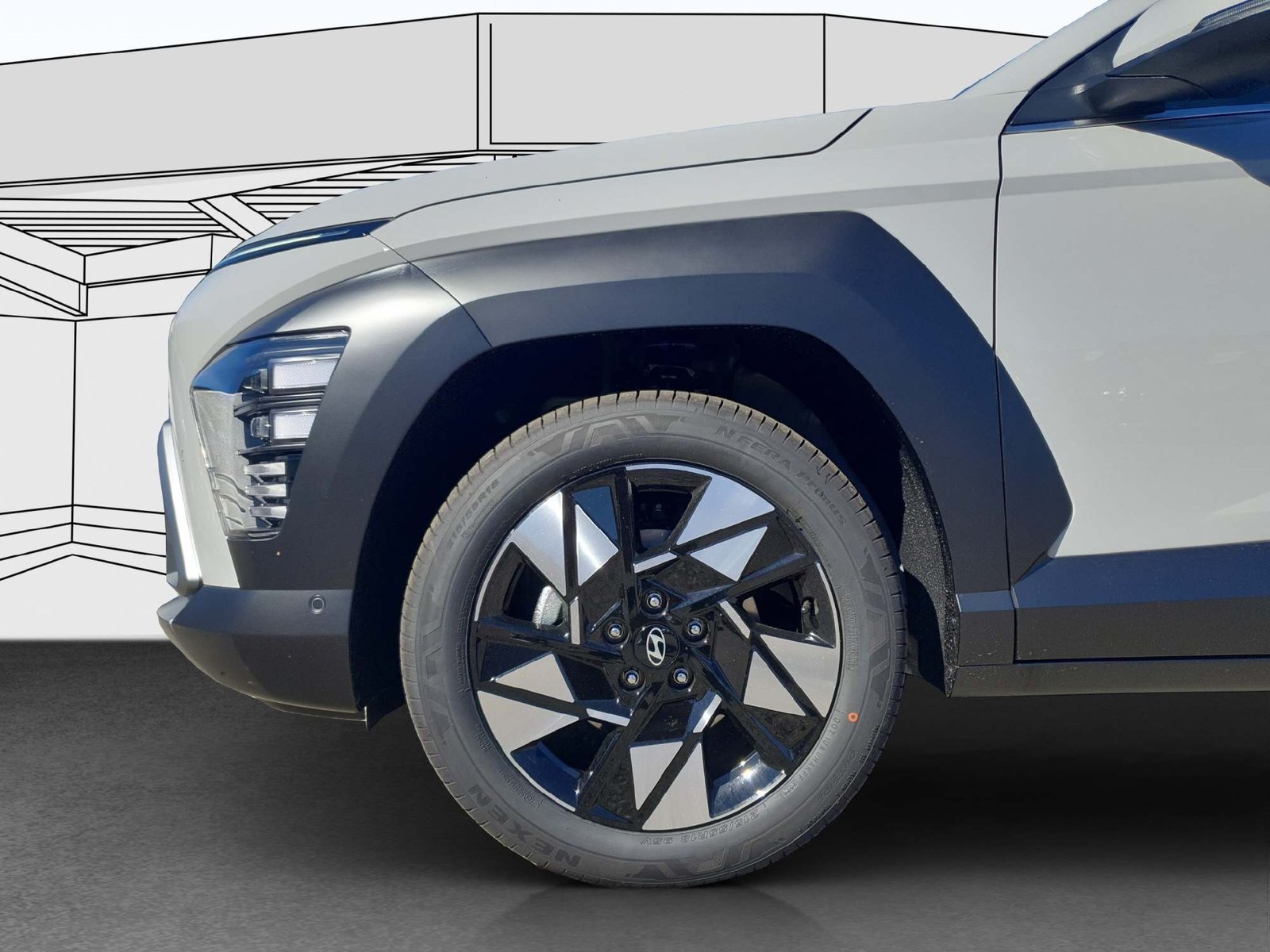 HYUNDAI Kona 1.6 GDi Hybrid NEW Amplia Auto., Voll-Hybrid Benzin/Elektro, Neuwagen, Automatik - 6