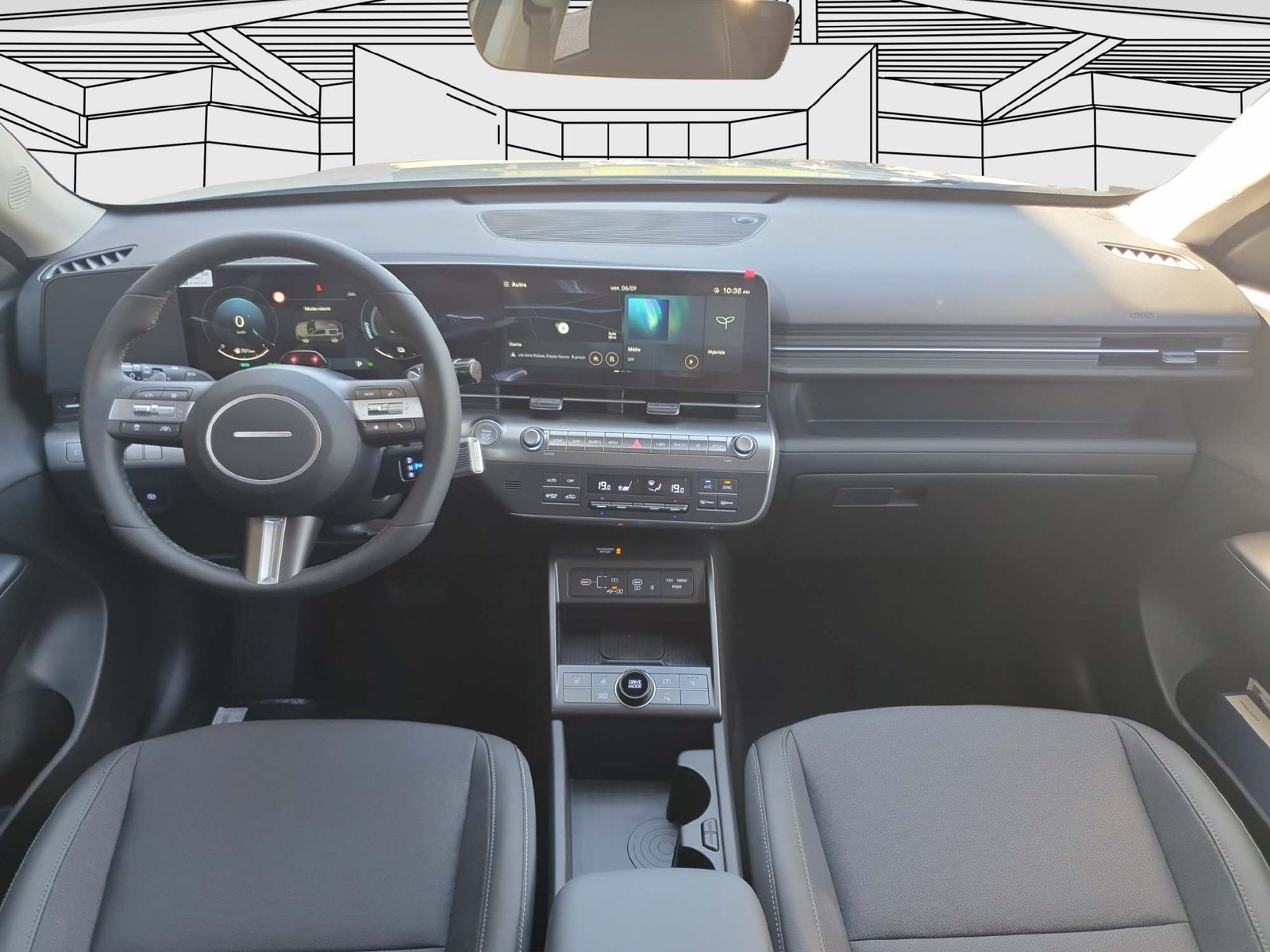 HYUNDAI Kona 1.6 GDi Hybrid NEW Amplia Auto., Voll-Hybrid Benzin/Elektro, Neuwagen, Automatik - 7
