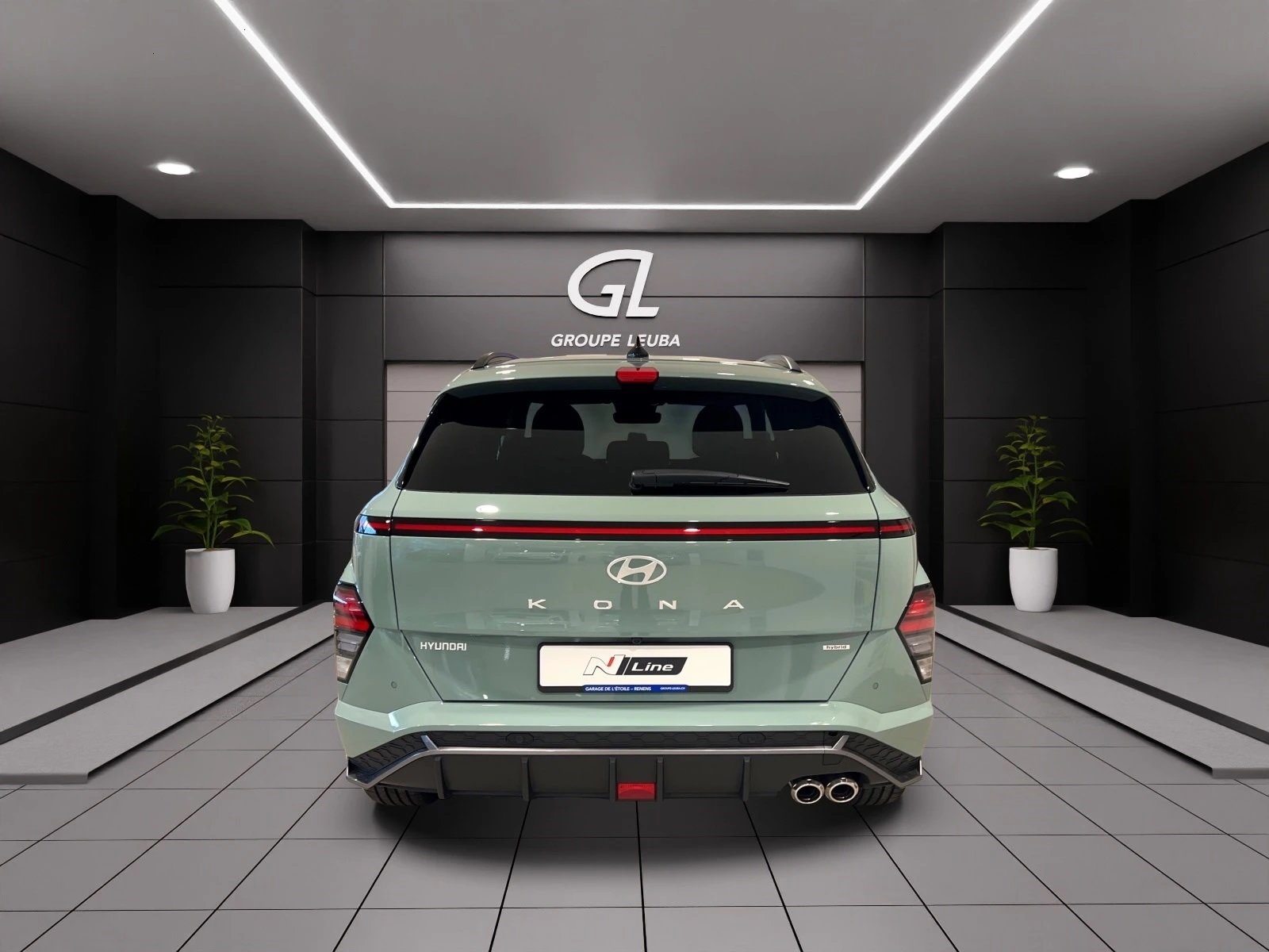 HYUNDAI Kona 1.6 GDi HEV N Line DCT, Voll-Hybrid Benzin/Elektro, Neuwagen, Automatik - 3