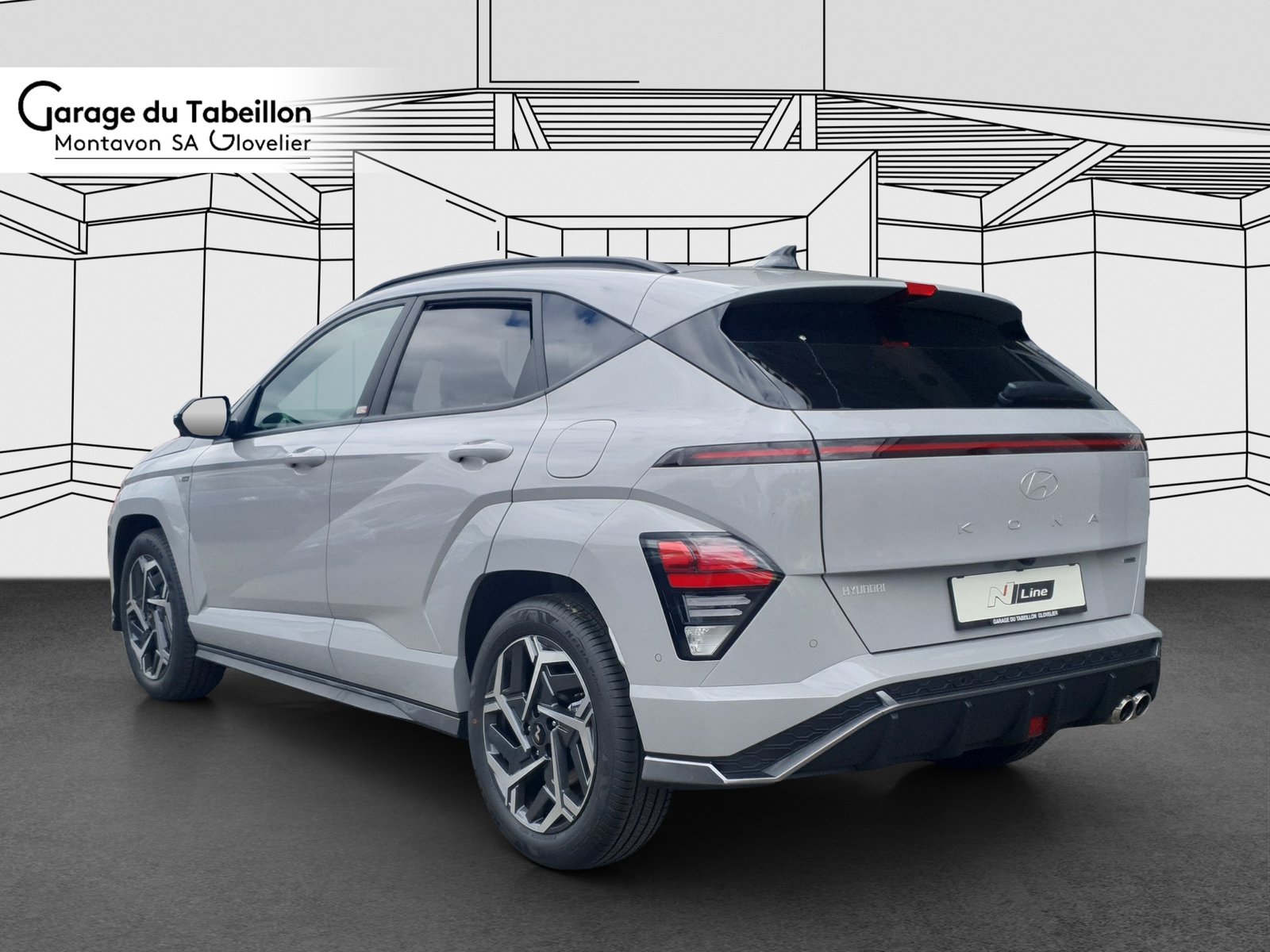 HYUNDAI Kona 1.6 T-GDi NEW N-Line 4WD Auto., Essence, Voiture nouvelle, Automatique - 3