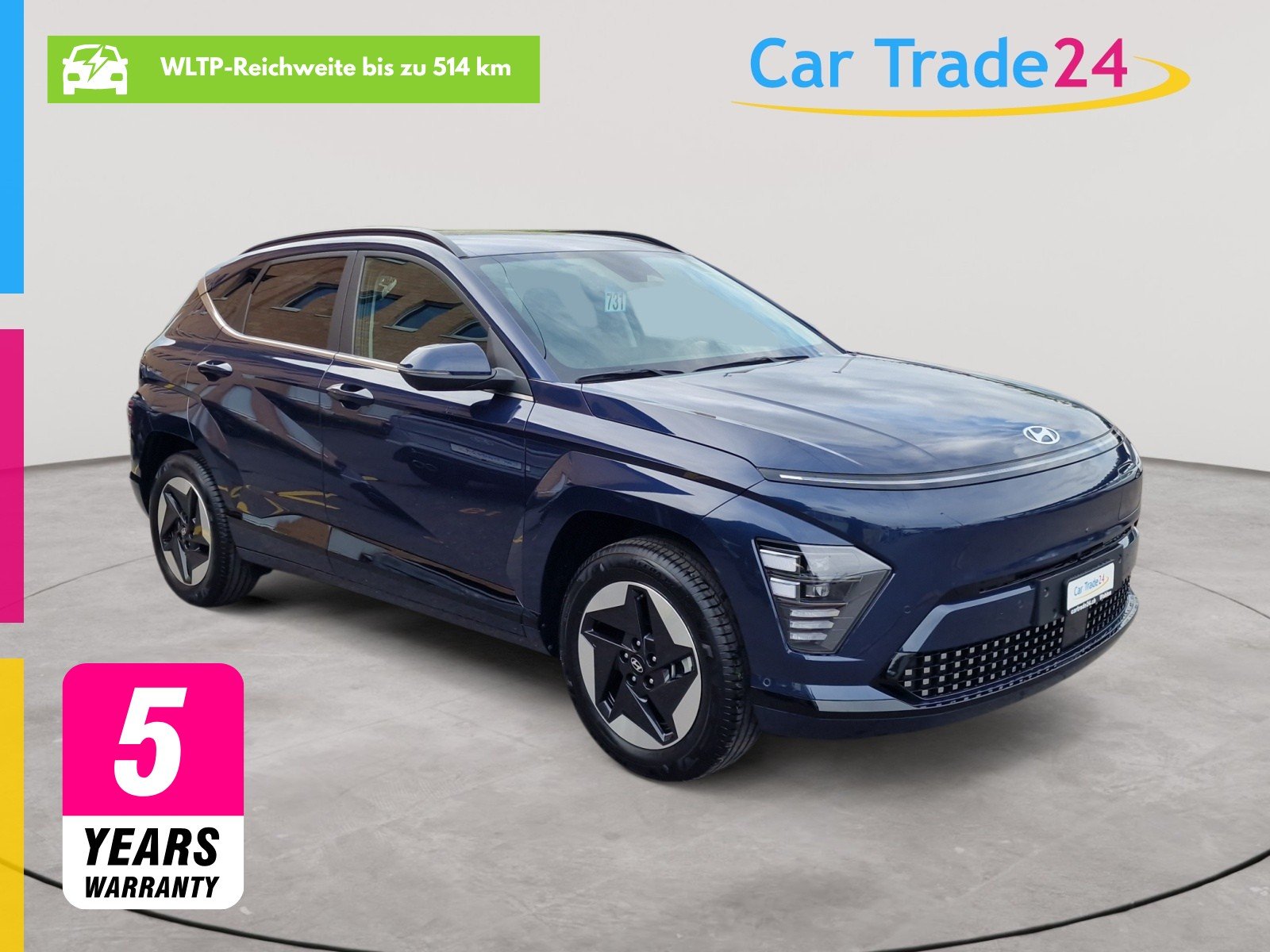 HYUNDAI Kona EV 65.4 kWh GO Edition 514 WLTP Reichweite