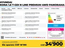 HYUNDAI Kona 1.6 T-GDi N Line Premium 4WD Panorama, Benzina, Auto nuove, Automatico - 2