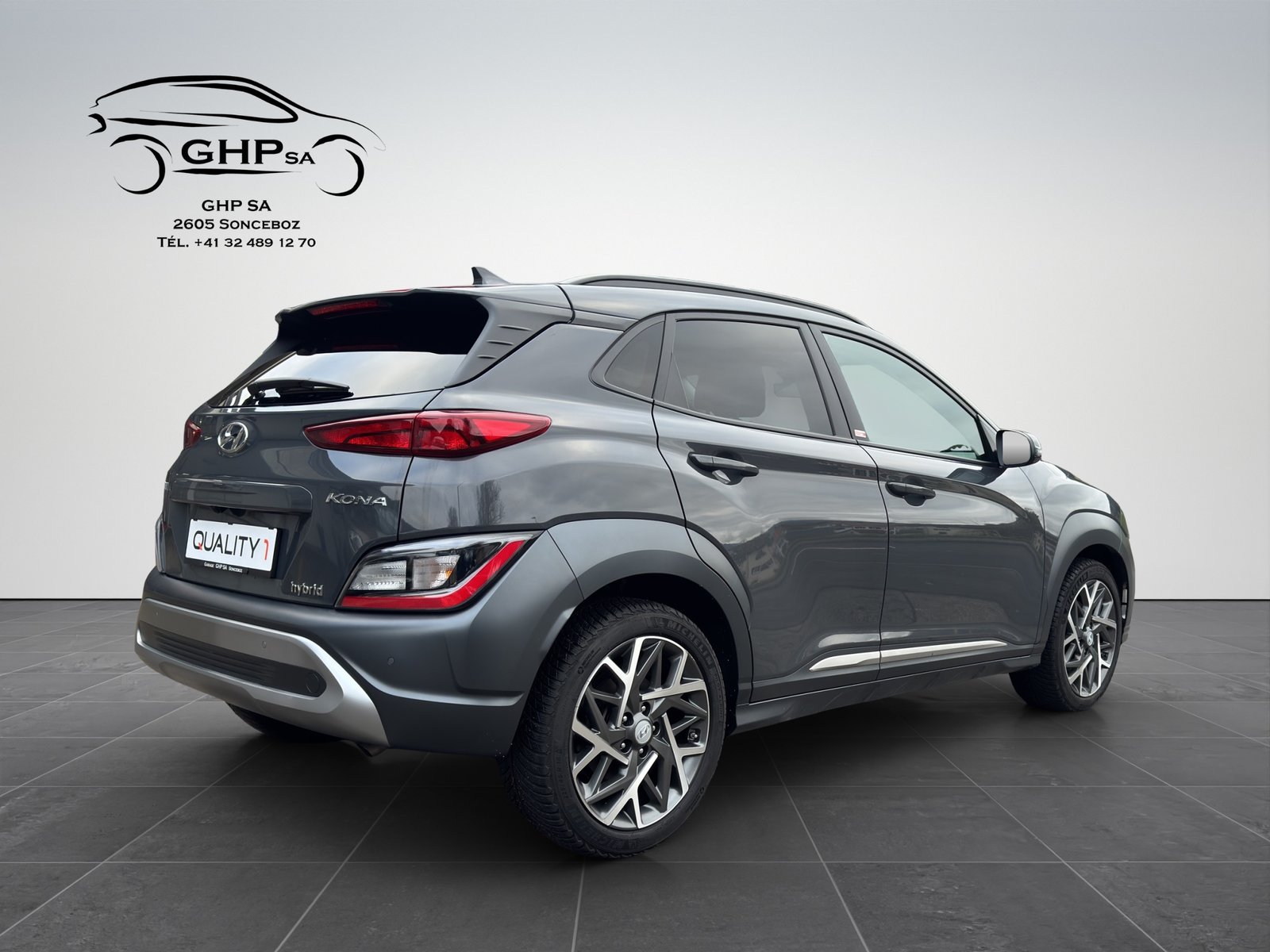 HYUNDAI Kona 1.6 GDi HEV Amplia DCT, Voll-Hybrid Benzin/Elektro, Occasion / Gebraucht, Automatik - 4