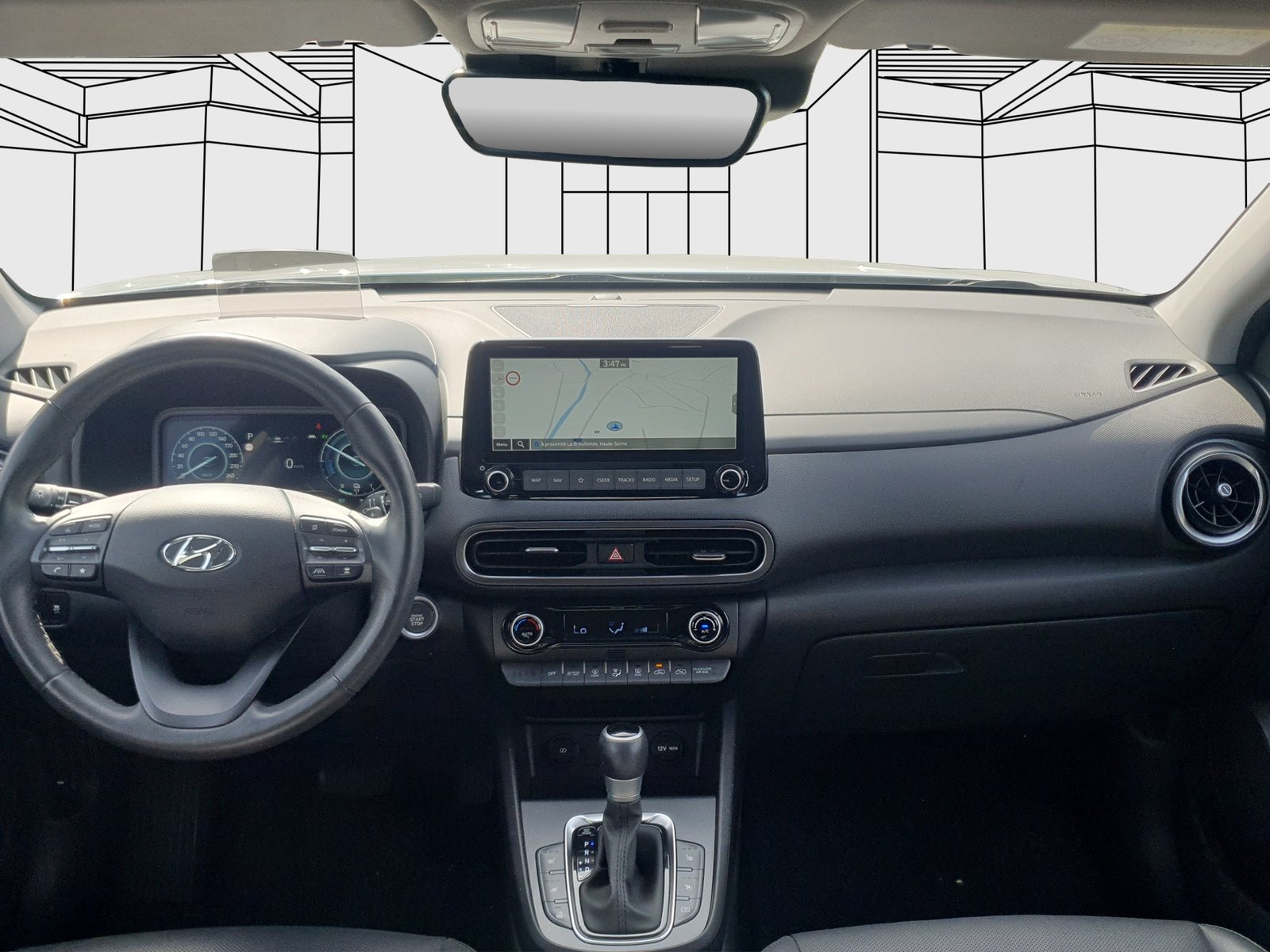 HYUNDAI Kona 1.6 GDi Hybrid Vertex Auto. Crochet, Full-Hybrid Petrol/Electric, Second hand / Used, Automatic - 7