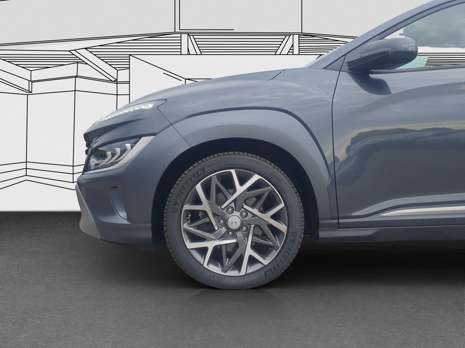 HYUNDAI Kona 1.6 GDi Hybrid Vertex Auto. Crochet, Voll-Hybrid Benzin/Elektro, Occasion / Gebraucht, Automatik - 6