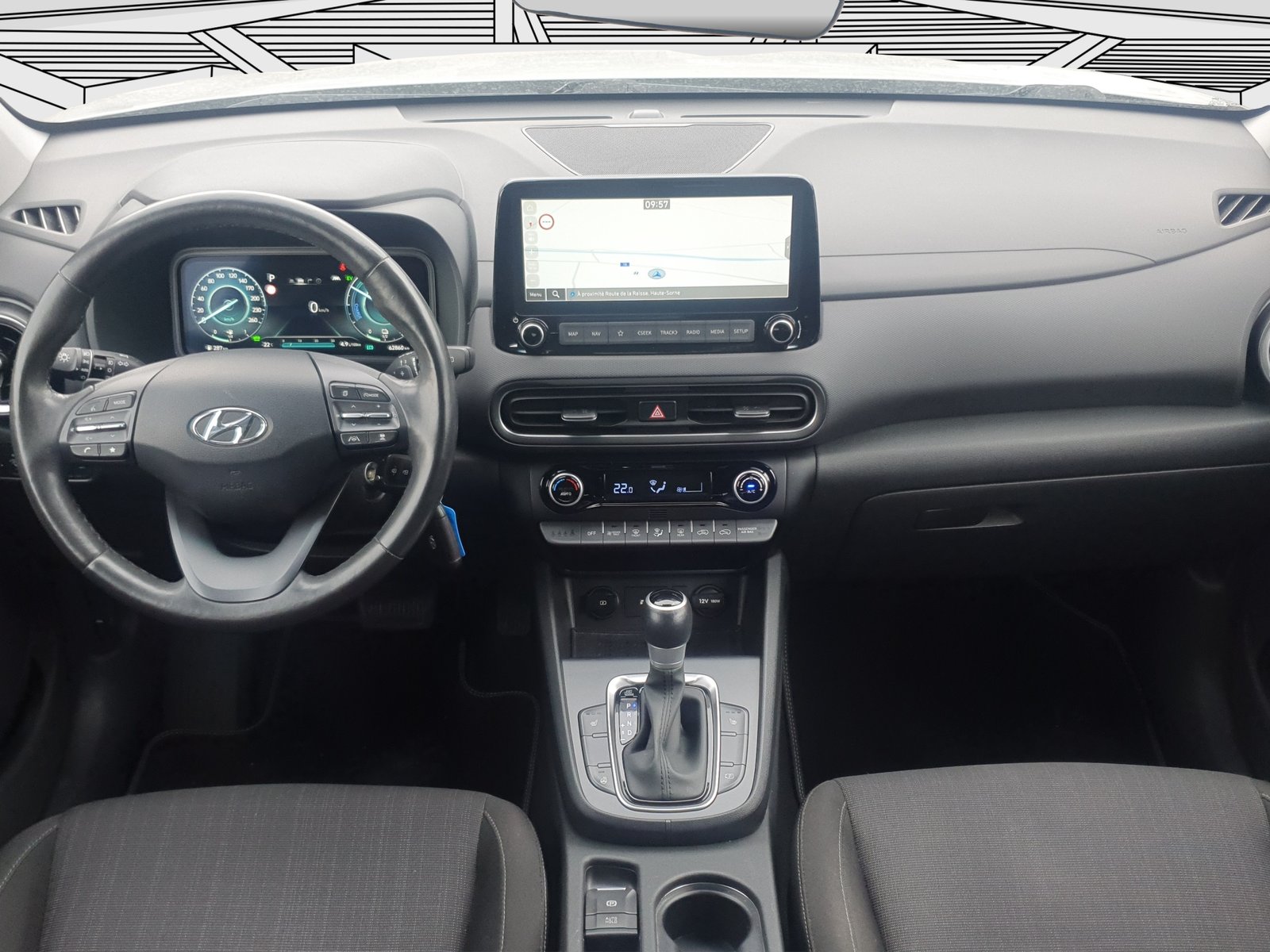 HYUNDAI Kona 1.6 GDi Hybrid Amplia Auto., Full-Hybrid Petrol/Electric, Second hand / Used, Automatic - 7