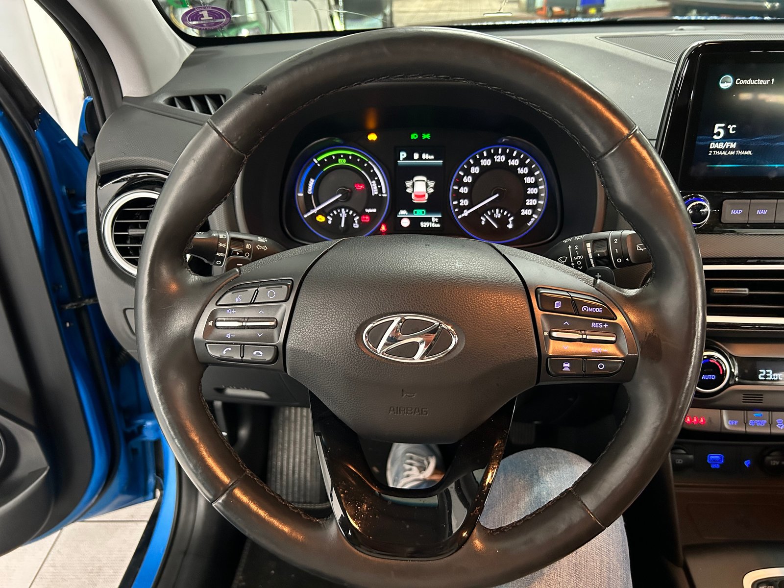 HYUNDAI Kona 1.6 GDi HEV Vertex DCT, Voll-Hybrid Benzin/Elektro, Occasion / Gebraucht, Automatik - 7