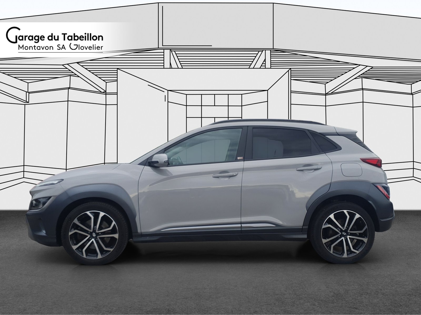 HYUNDAI Kona 1.6 T-GDi Amplia 4WD Auto., Essence, Occasion / Utilisé, Automatique - 2