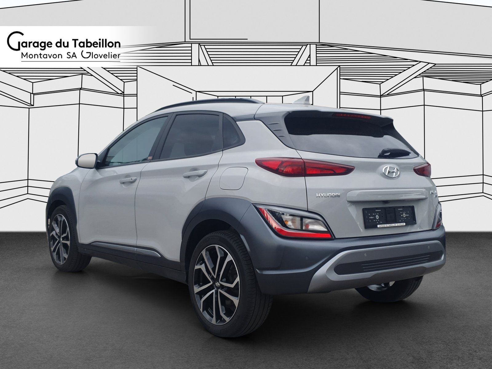 HYUNDAI Kona 1.6 T-GDi Amplia 4WD Auto., Essence, Occasion / Utilisé, Automatique - 3
