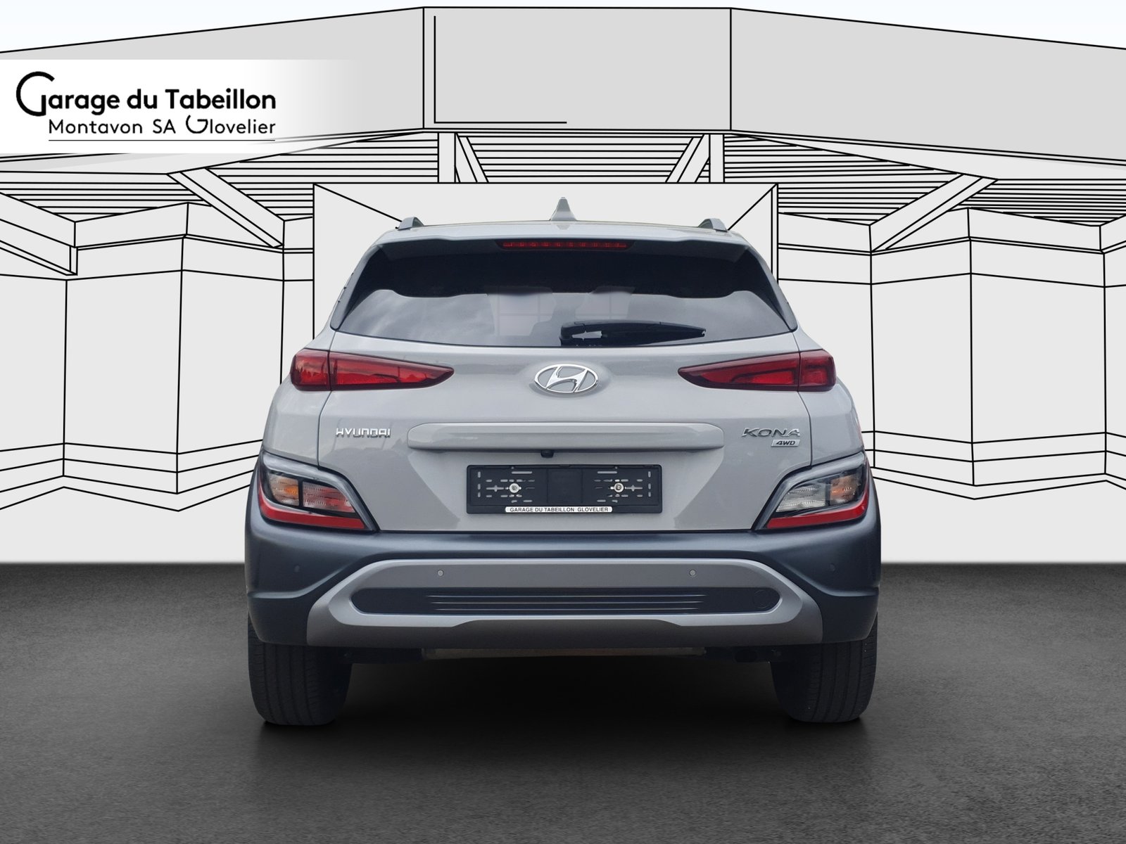 HYUNDAI Kona 1.6 T-GDi Amplia 4WD Auto., Essence, Occasion / Utilisé, Automatique - 5