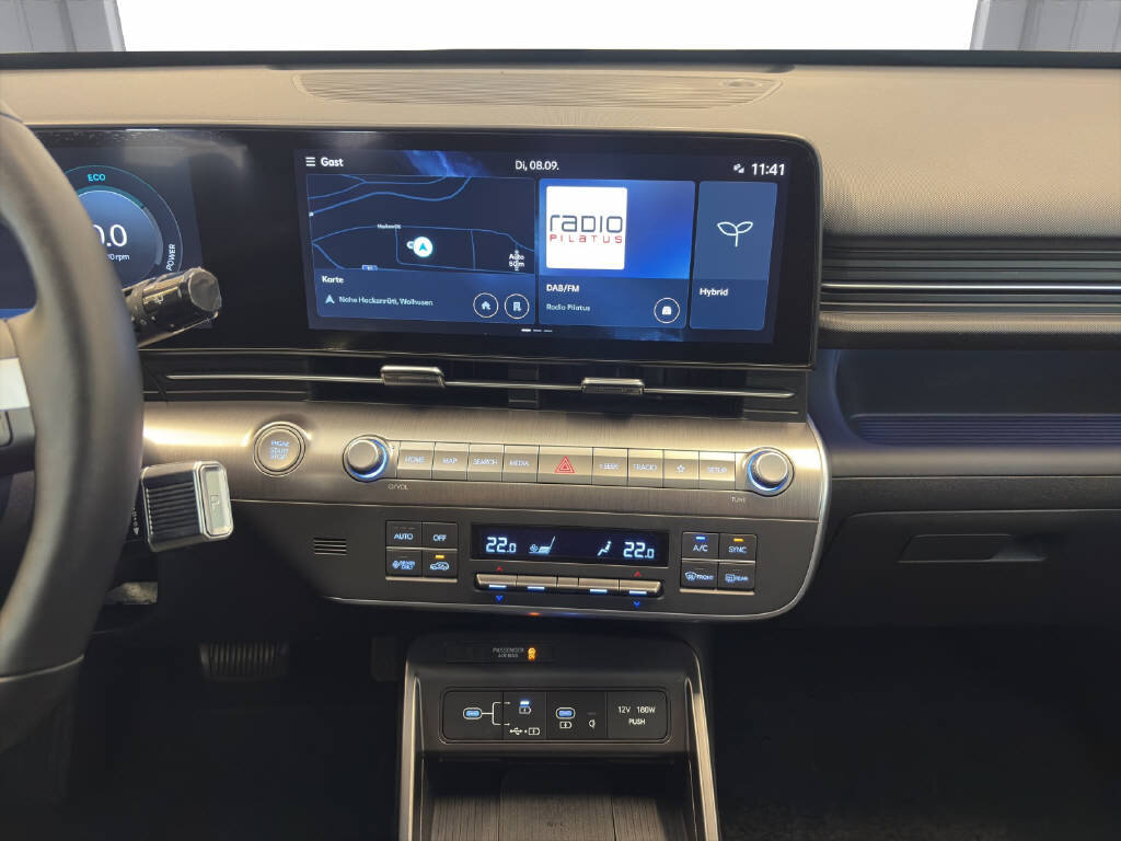 HYUNDAI Kona 1.6 GDi Hybrid Vertex, Voll-Hybrid Benzin/Elektro, Occasion / Gebraucht, Automatik - 6