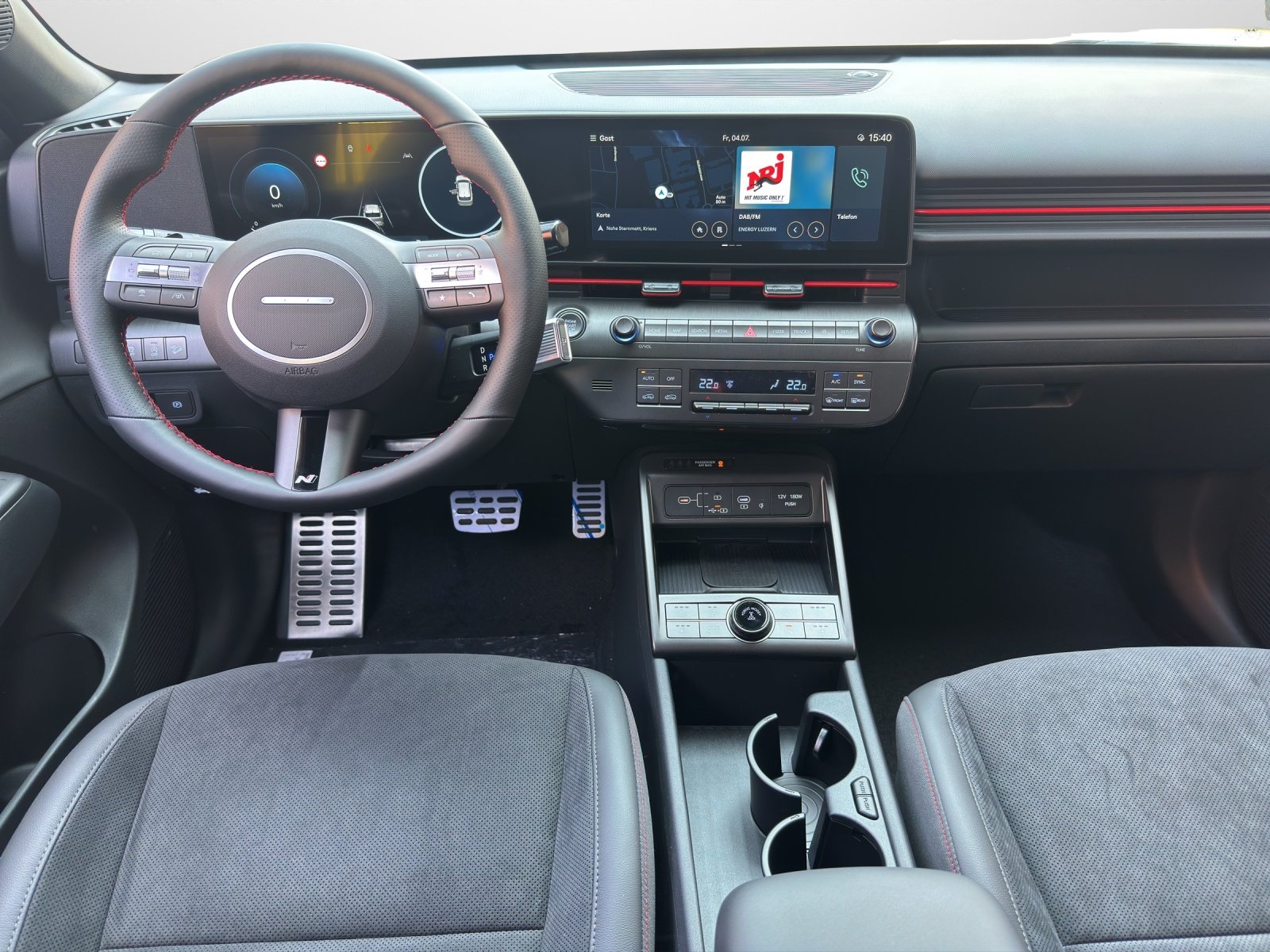 HYUNDAI Kona 1.6 T-GDi N-Line 4WD, Essence, Voiture de démonstration, Automatique - 6