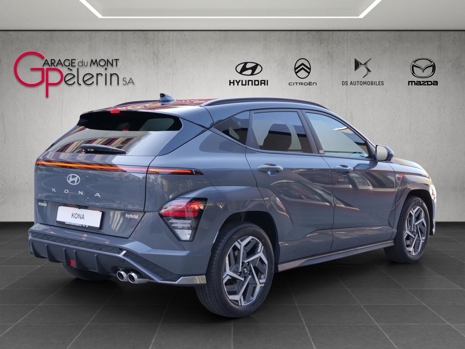 HYUNDAI Kona 1.6 GDi Hybrid N-Line, Voll-Hybrid Benzin/Elektro, Vorführwagen, Automatik - 4