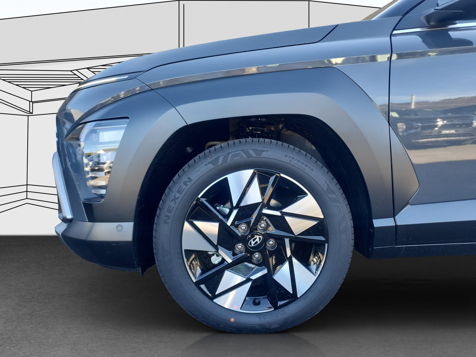 HYUNDAI Kona 1.6 GDi Hybrid NEW Vertex Auto., Hybride Integrale Benzina/Elettrica, Auto dimostrativa, Automatico - 6