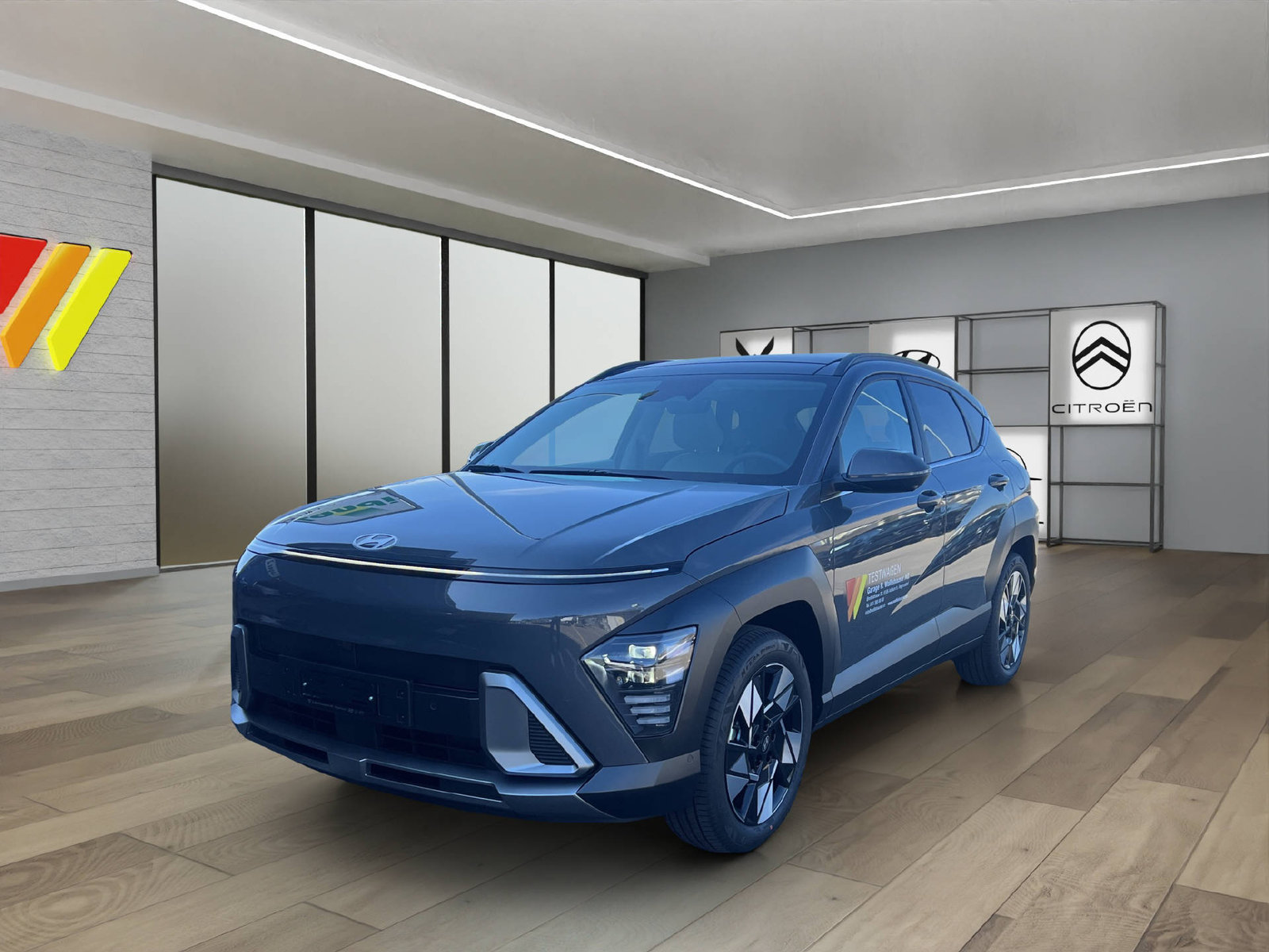 HYUNDAI Kona 1.6 GDi Hybrid Vertex, Voll-Hybrid Benzin/Elektro, Vorführwagen, Automatik - 2
