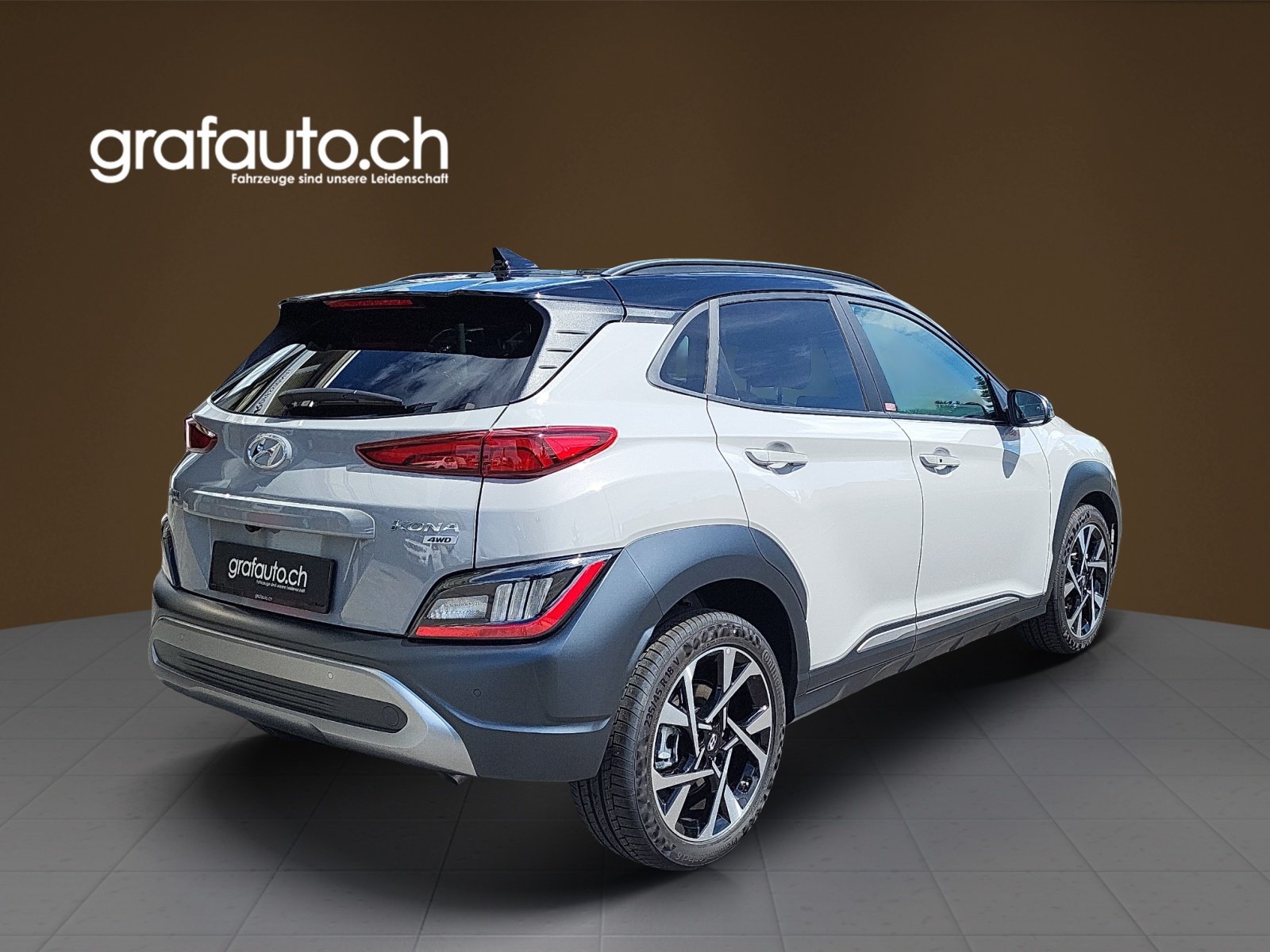 HYUNDAI Kona 1.6 T-GDi Vertex 4WD Two Tone, Benzina, Auto dimostrativa, Automatico - 4