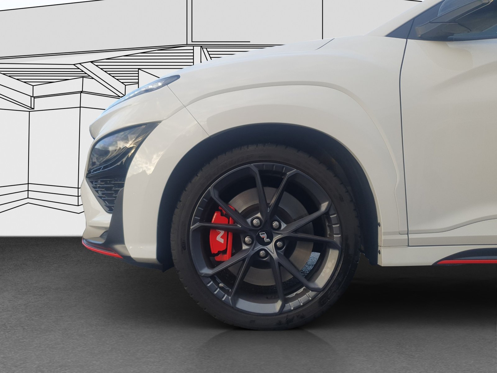 HYUNDAI Kona N 2.0 T-GDi Lux.pack Auto., Benzin, Occasion / Gebraucht, Automat - 6