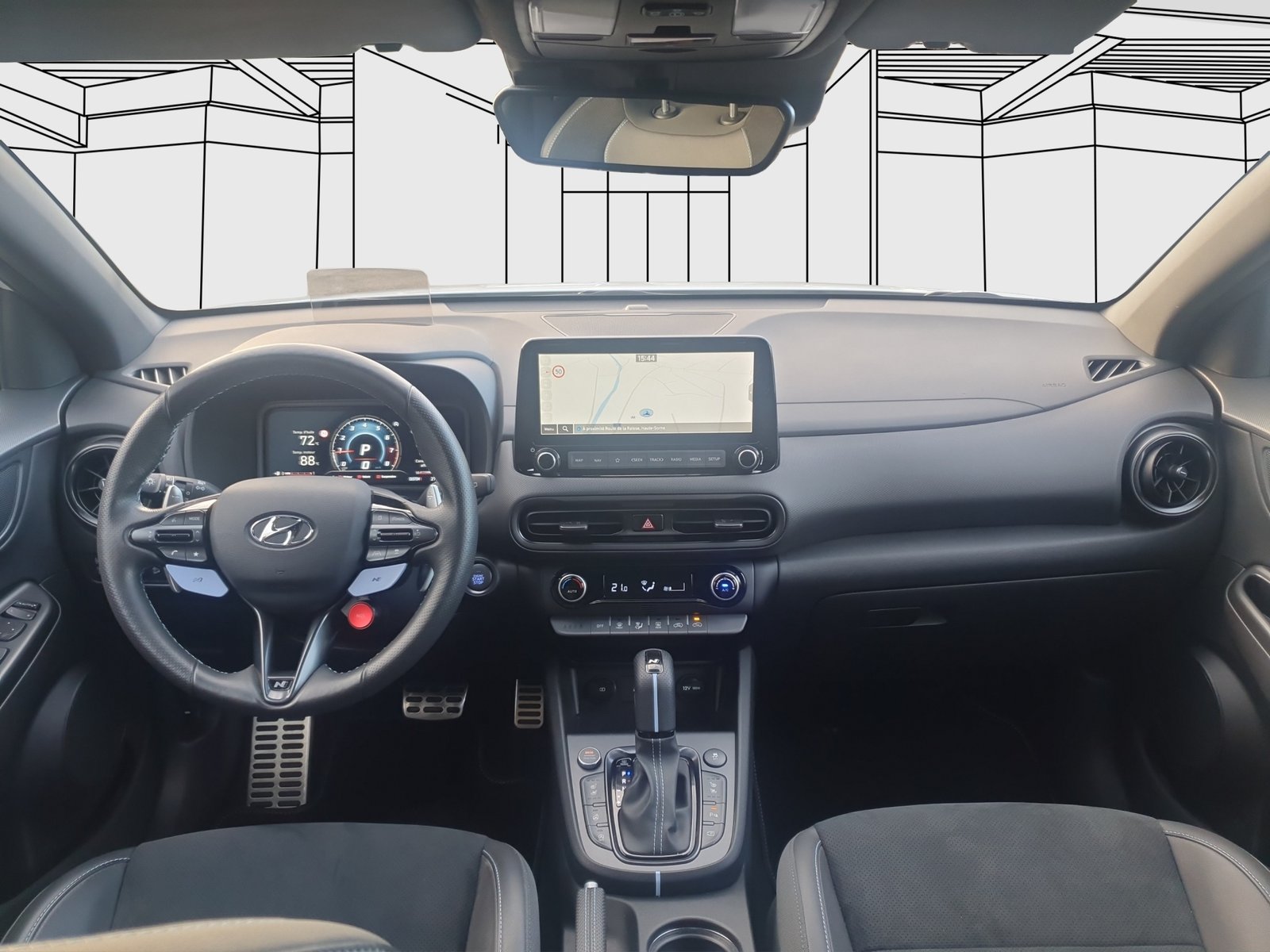 HYUNDAI Kona N 2.0 T-GDi Lux.pack Auto., Benzin, Occasion / Gebraucht, Automat - 7