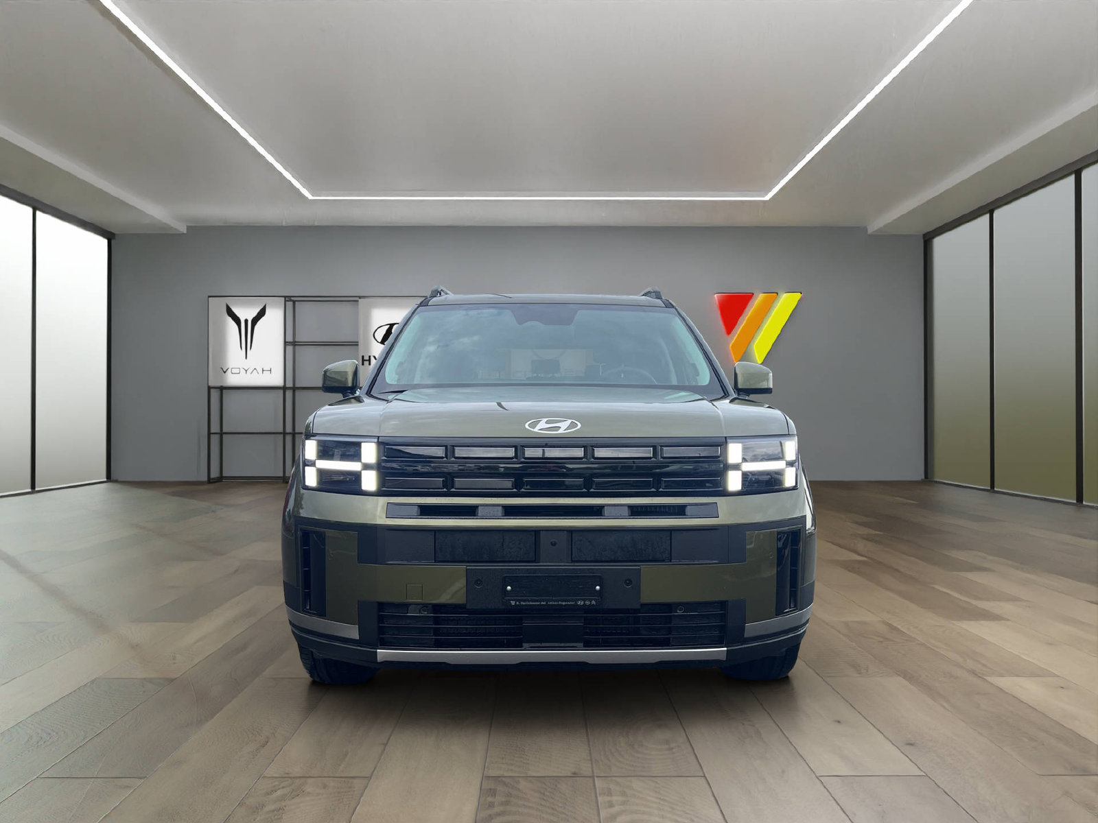 HYUNDAI Santa Fe 1.6 T-GDi HEV Vertex 7P, Hybride Integrale Benzina/Elettrica, Auto nuove, Automatico - 3