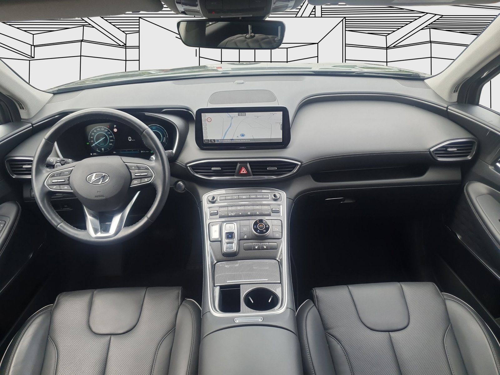 HYUNDAI Santa Fe 1.6 HEV Amplia Auto. 7 places, Hybride Integrale Benzina/Elettrica, Occasioni / Usate, Automatico - 7